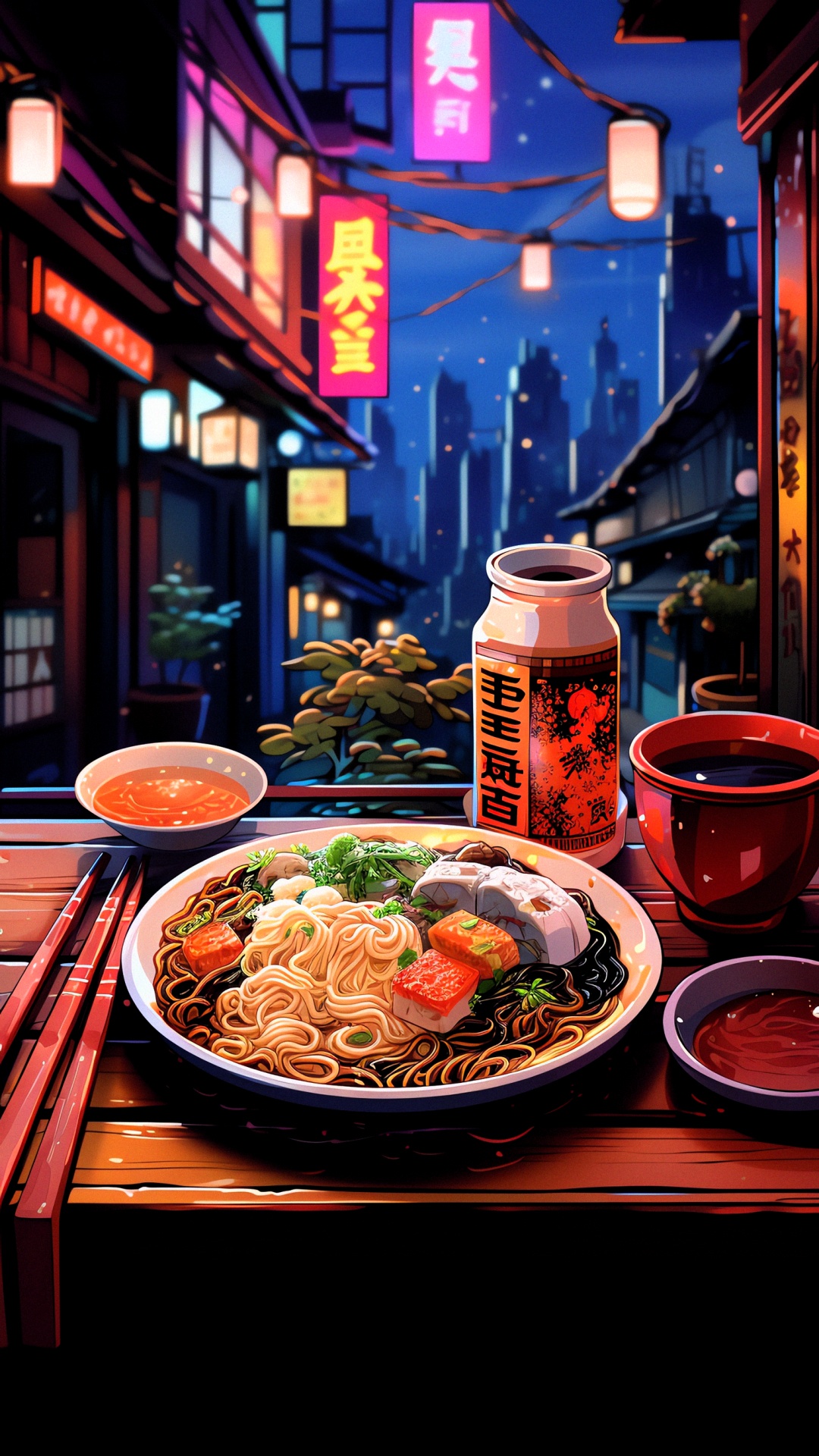 Nouilles de Riz, Nouilles Chinoises, Chinese Cuisine, Pancit, al Dente. Wallpaper in 1080x1920 Resolution