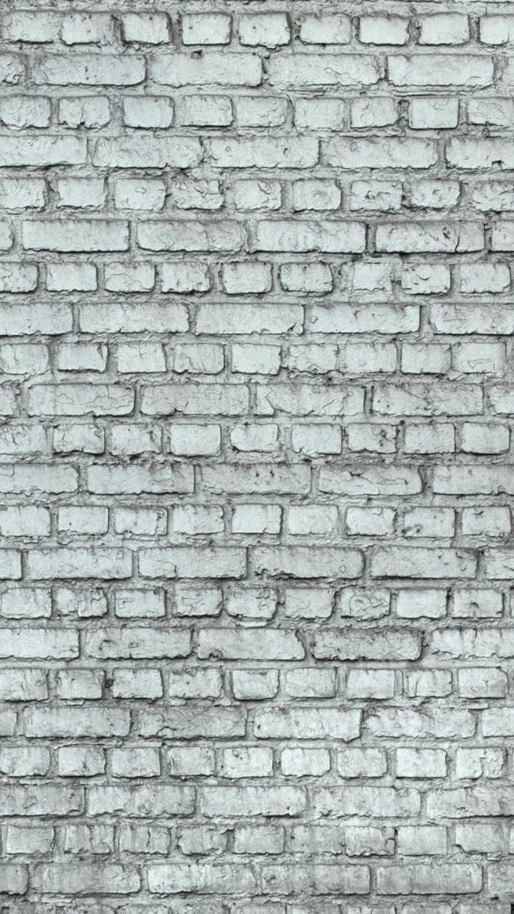 Mur de Briques Blanches et Noires. Wallpaper in 720x1280 Resolution