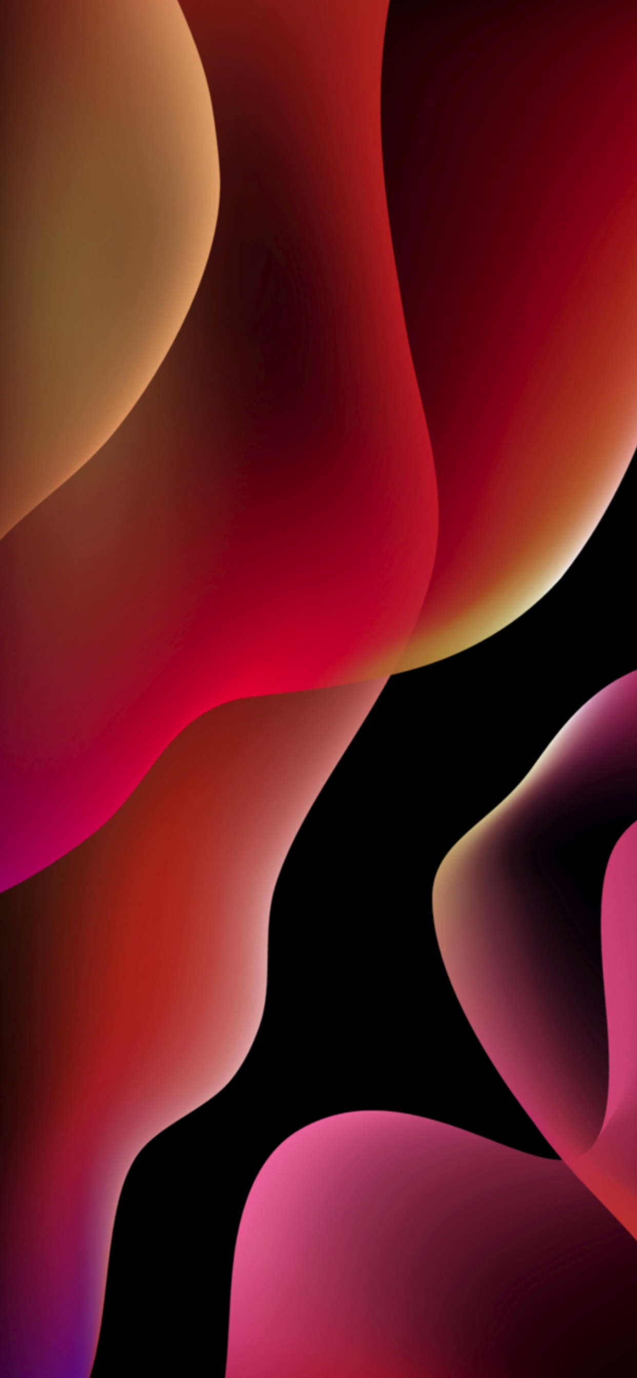 Apple, la Pureté de la Couleur, Lumière, Noir, Éclairage. Wallpaper in 1242x2688 Resolution