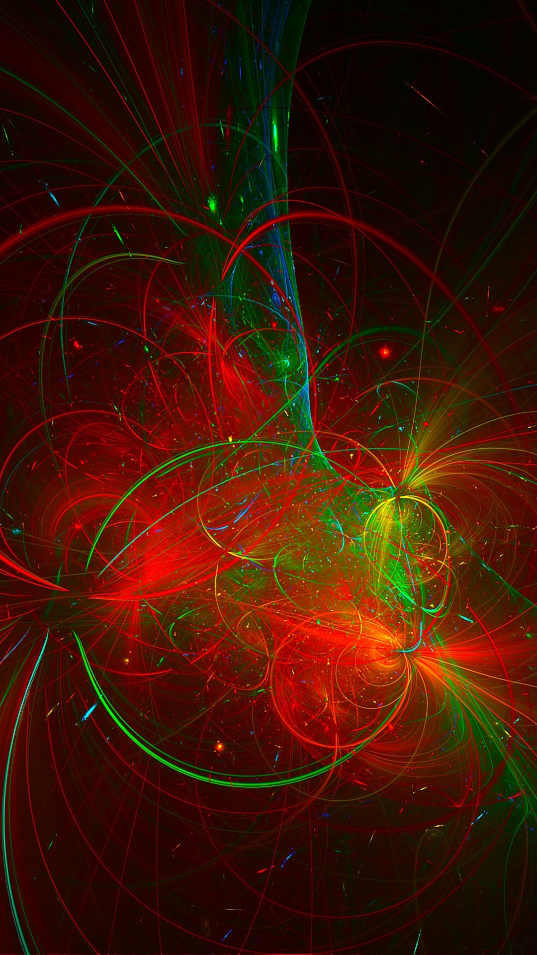 Papel Tapiz Digital de Luz Roja y Azul. Wallpaper in 1080x1920 Resolution