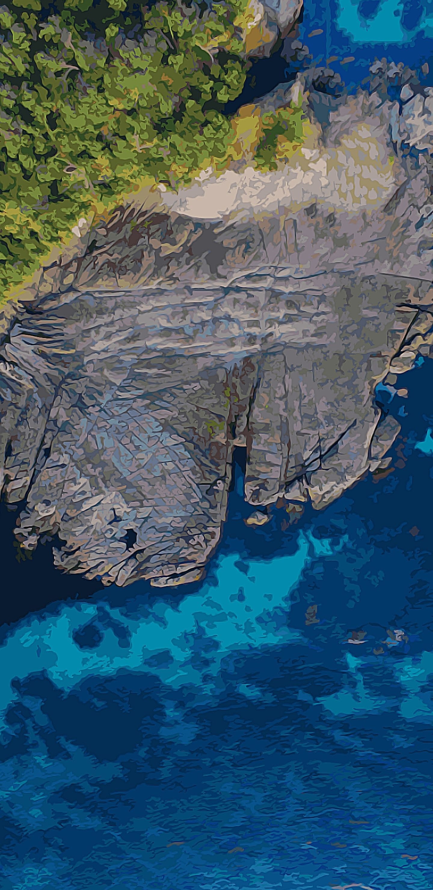 谷歌, Google Pixel 4, 大海, 地形, 地质学 壁纸 1440x2960 允许