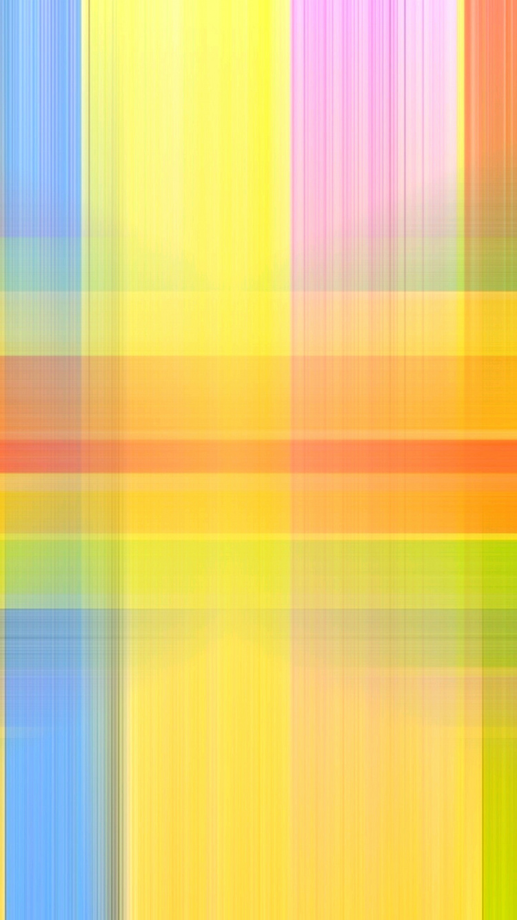 Ilustración de Rayas Azul y Rojo Amarillo. Wallpaper in 750x1334 Resolution