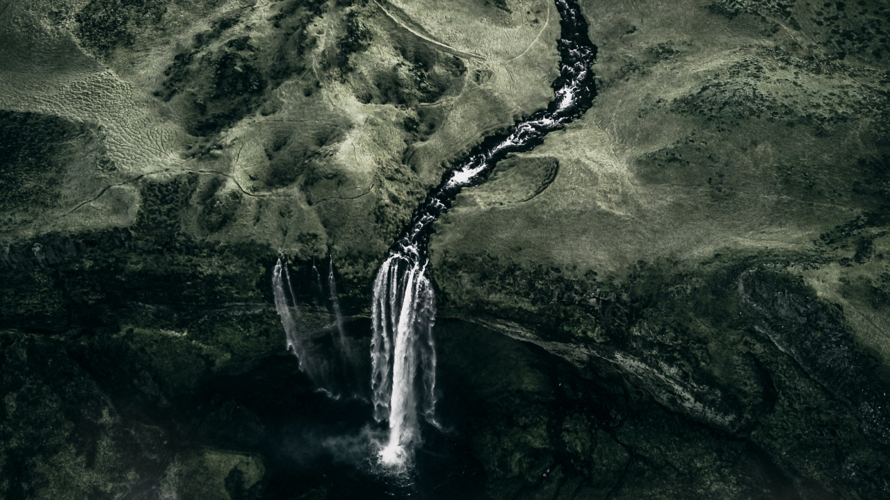 Wasser, Wasserressourcen, Wasserfall, Naturlandschaft, Wasserlauf. Wallpaper in 1280x720 Resolution