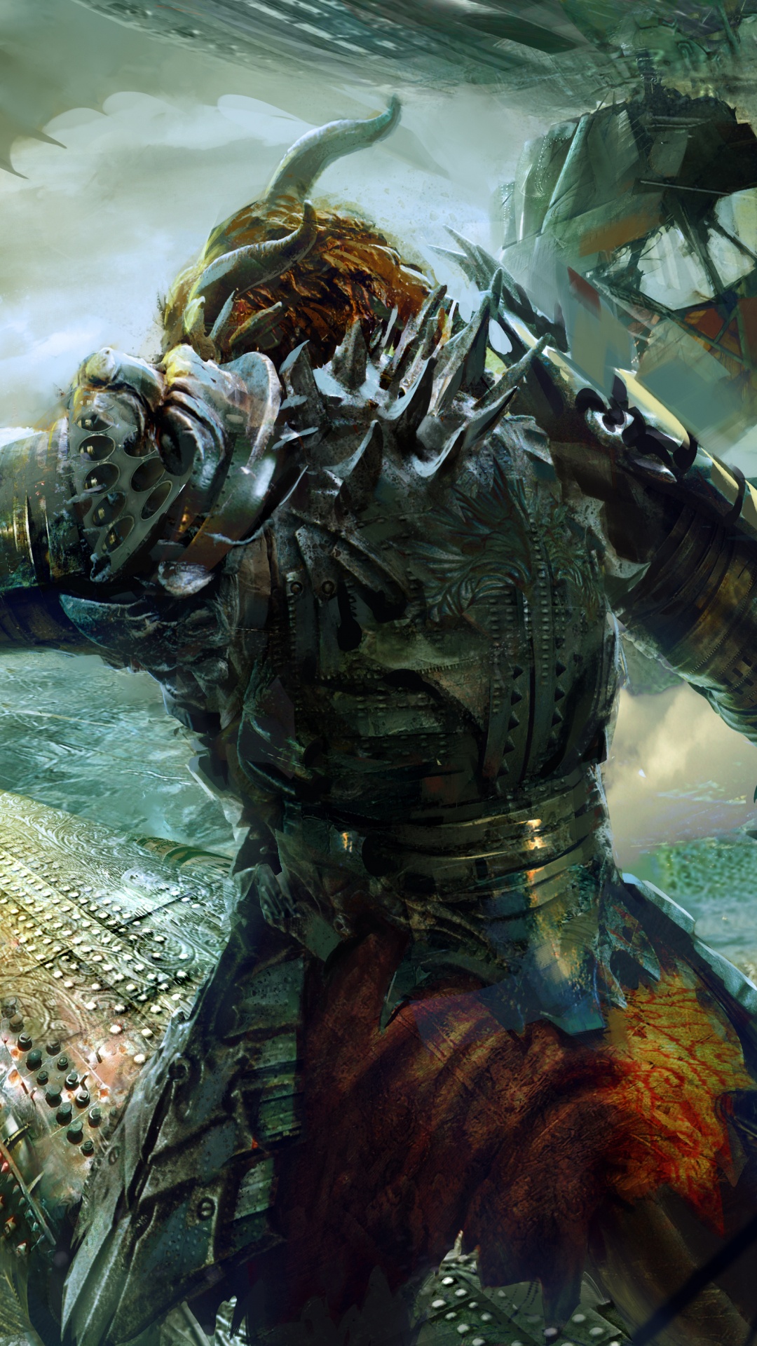 Mann im Schwarz-weißen Anzug Reitet Auf Weißem Pferd. Wallpaper in 1080x1920 Resolution