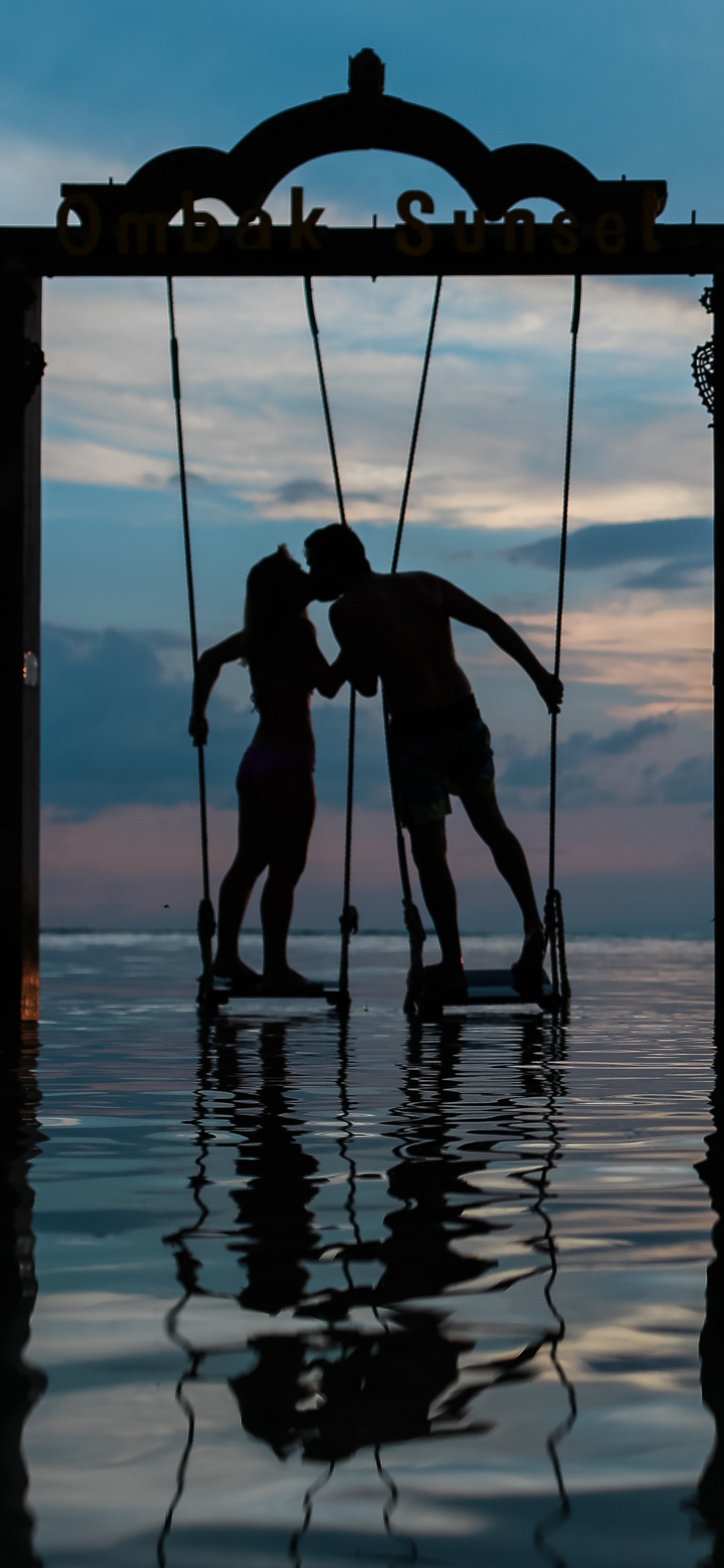 Mer, Eau, Réflexion, Horizon, Calme. Wallpaper in 1125x2436 Resolution