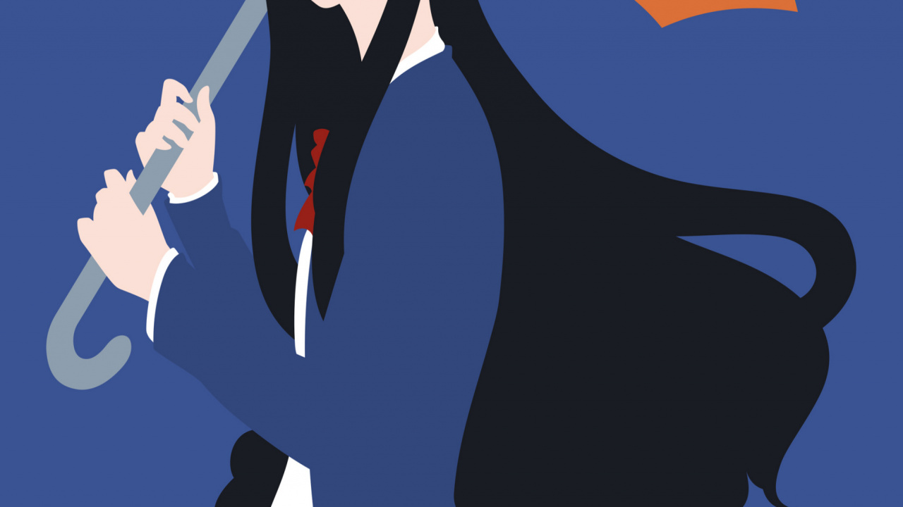 Cartoon, Geste, Regenschirm, Kunst, Electric Blue. Wallpaper in 1280x720 Resolution