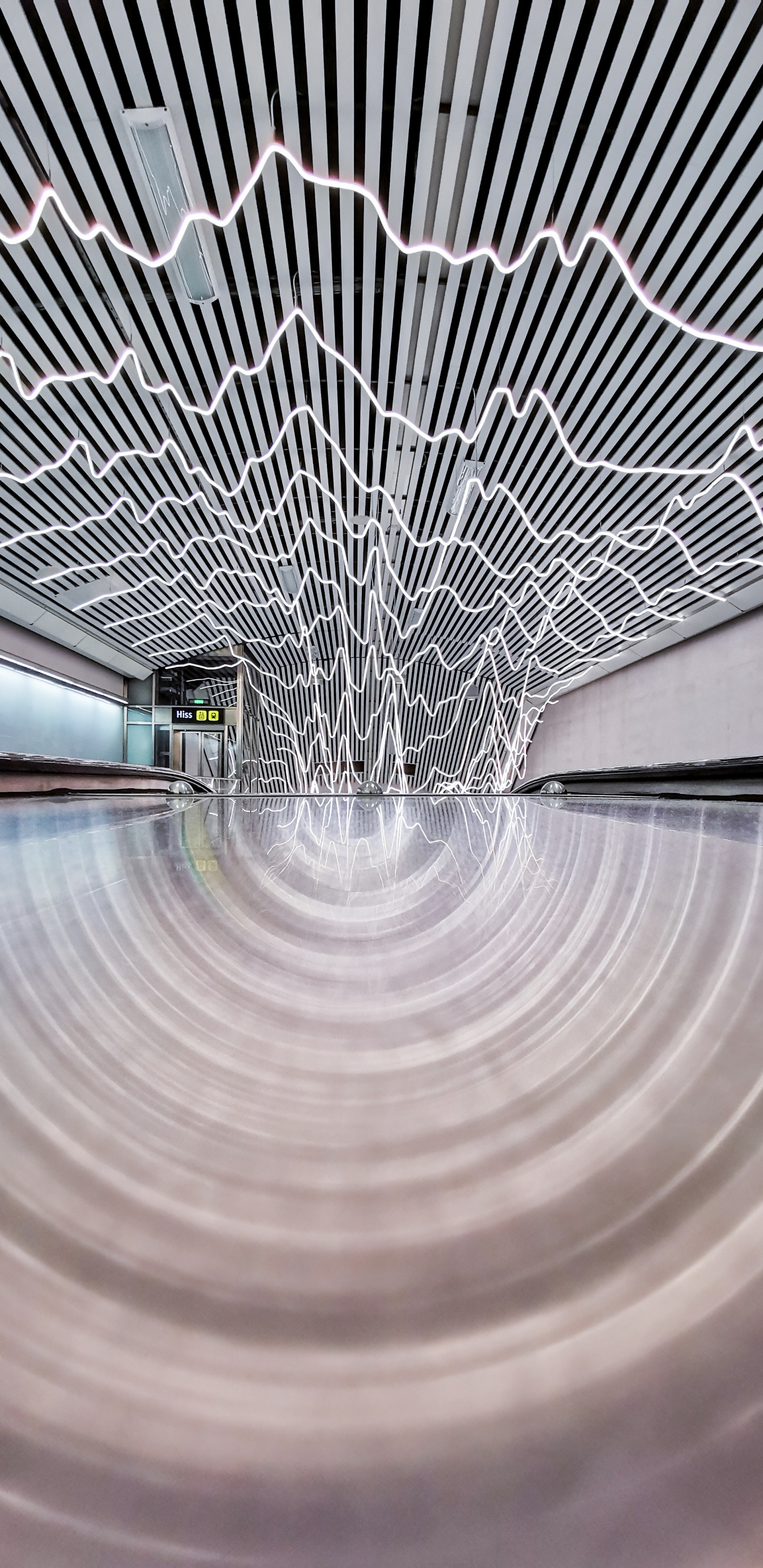 建筑, 天花板, 基础设施, 圆圈, 艺术 壁纸 1440x2960 允许