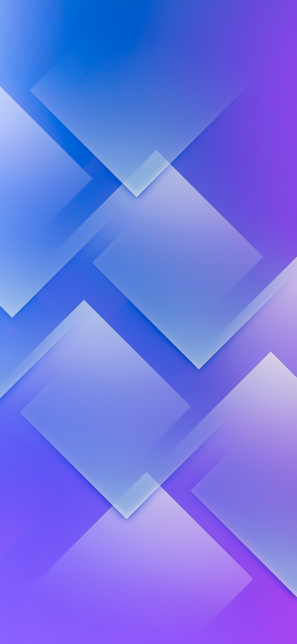 Blue, Azure, Purple, Rectangle, Violette. Wallpaper in 1125x2436 Resolution