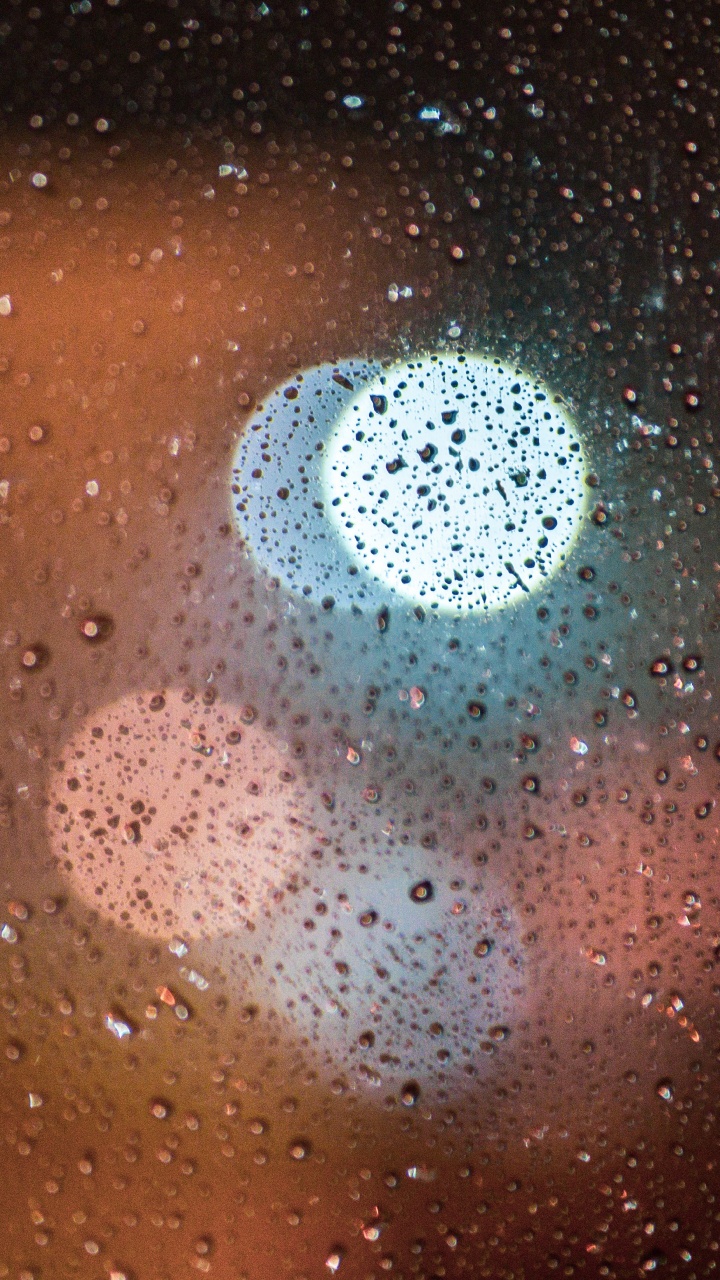 Gouttes D'eau Sur la Vitre. Wallpaper in 720x1280 Resolution