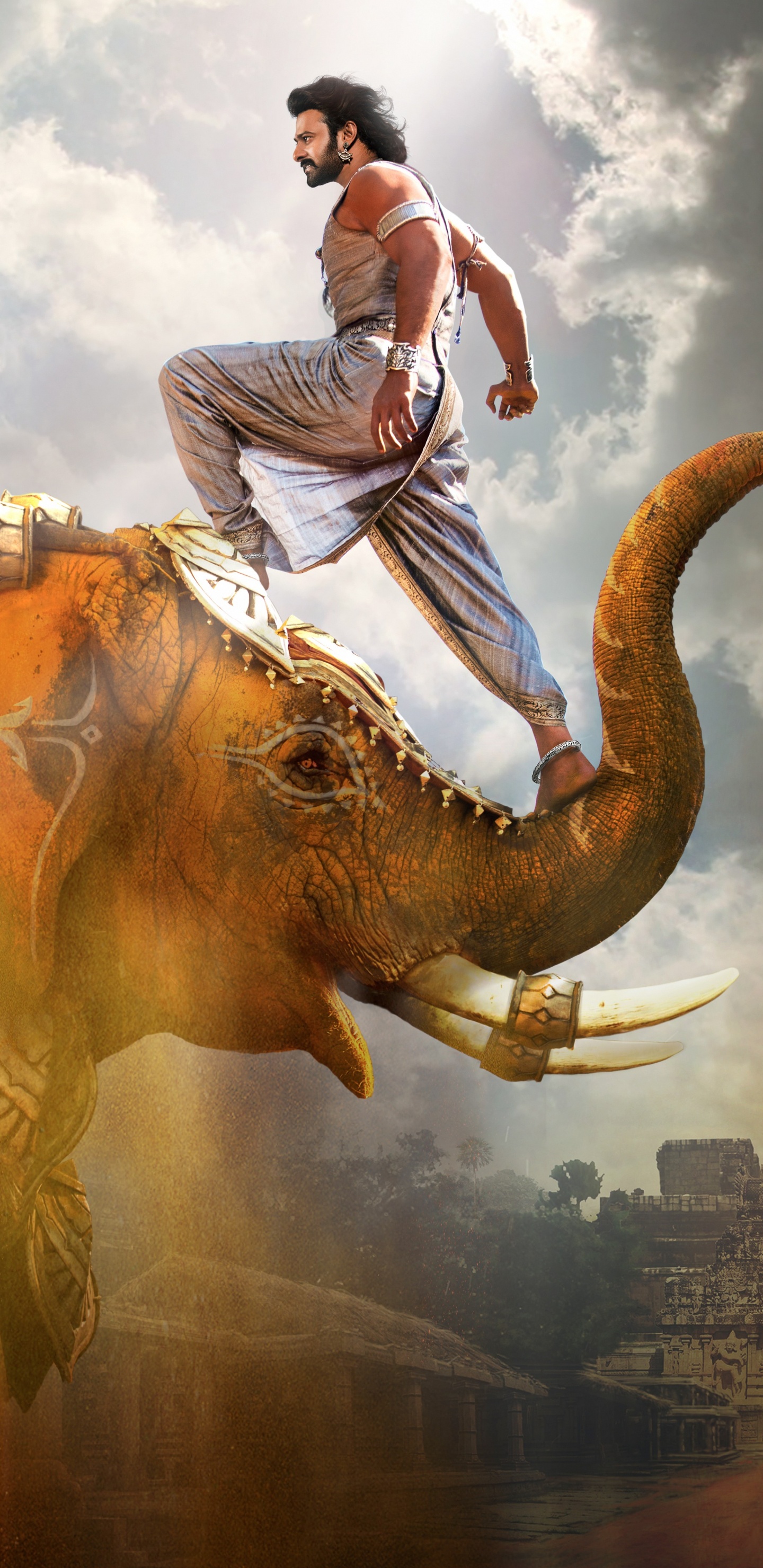 Elefanten Und Mammuts, Dinosaurier, Aussterben, Tempel, Indische Elefanten. Wallpaper in 1440x2960 Resolution