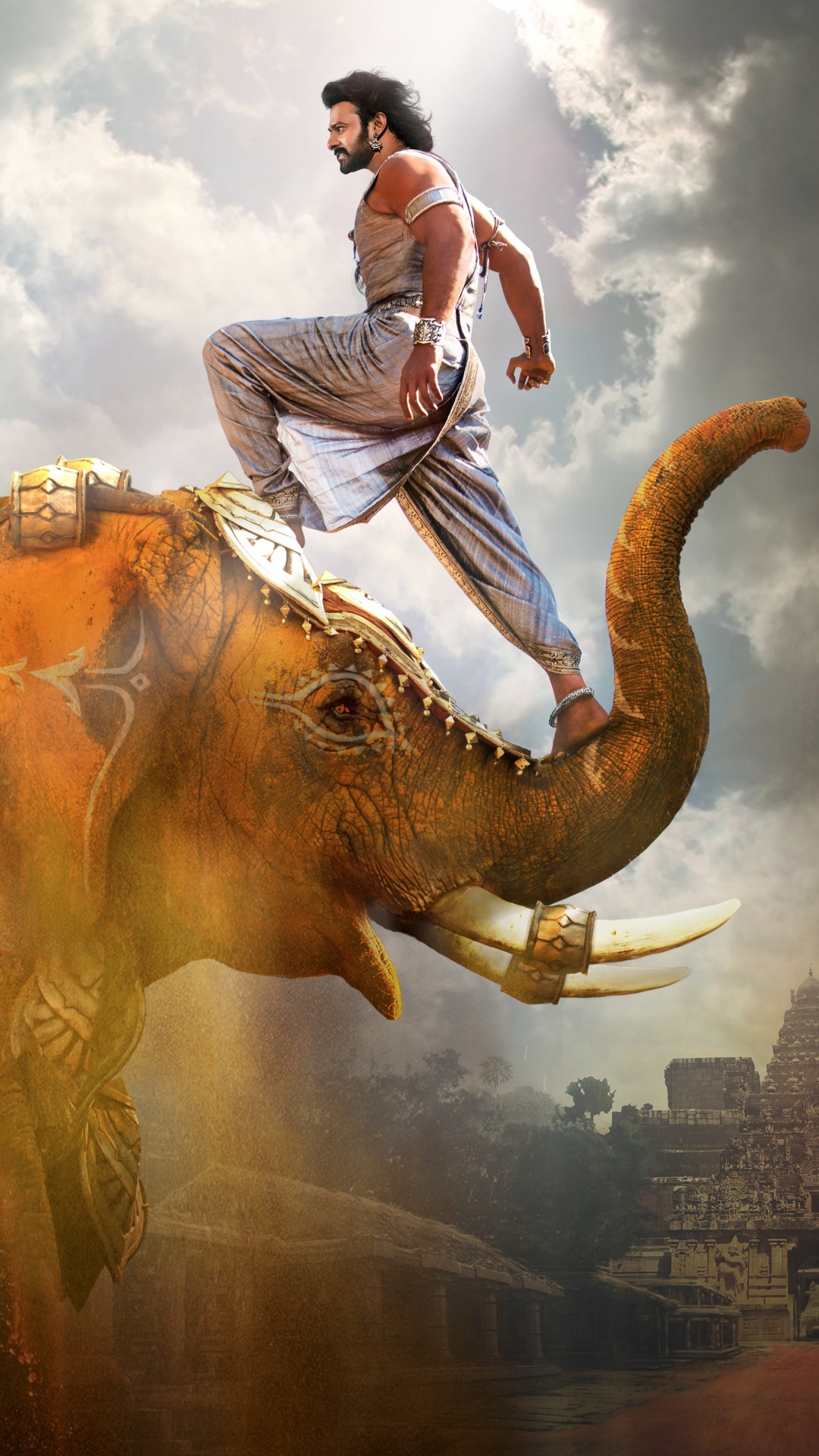 大象和猛犸象, 恐龙, 灭绝, 寺庙, 印度大象 壁纸 1080x1920 允许