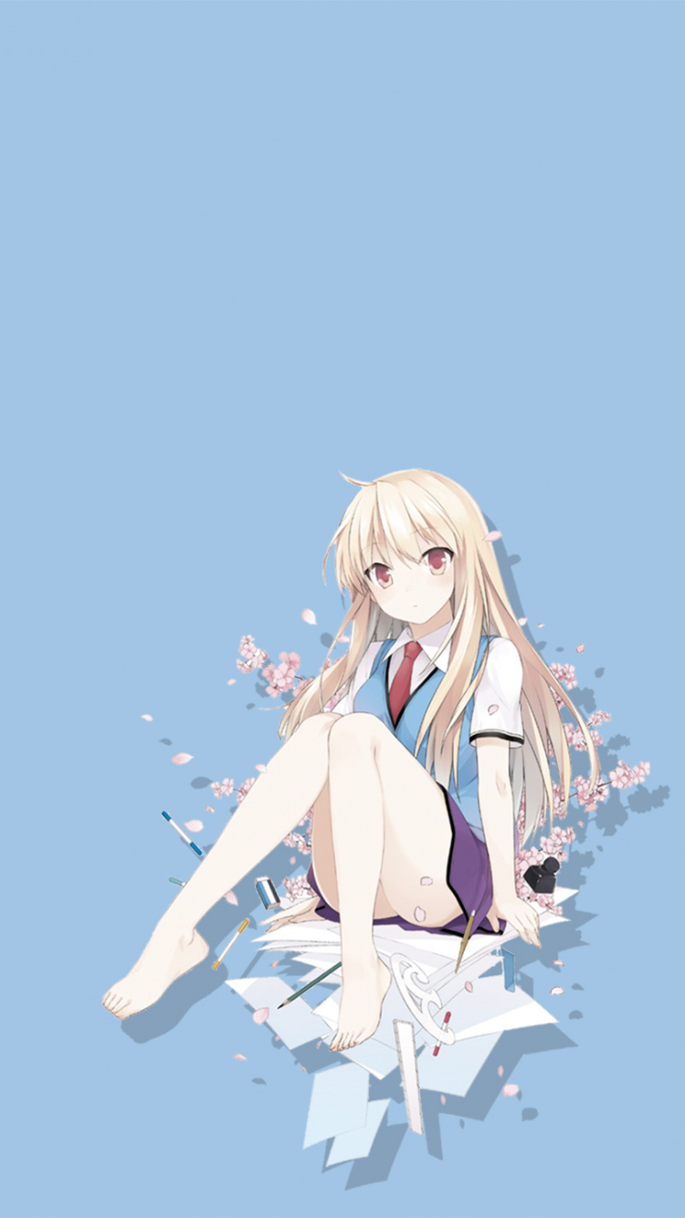 White Bird Flying Under Blue Sky During Daytime. Wallpaper in 750x1334 Resolution