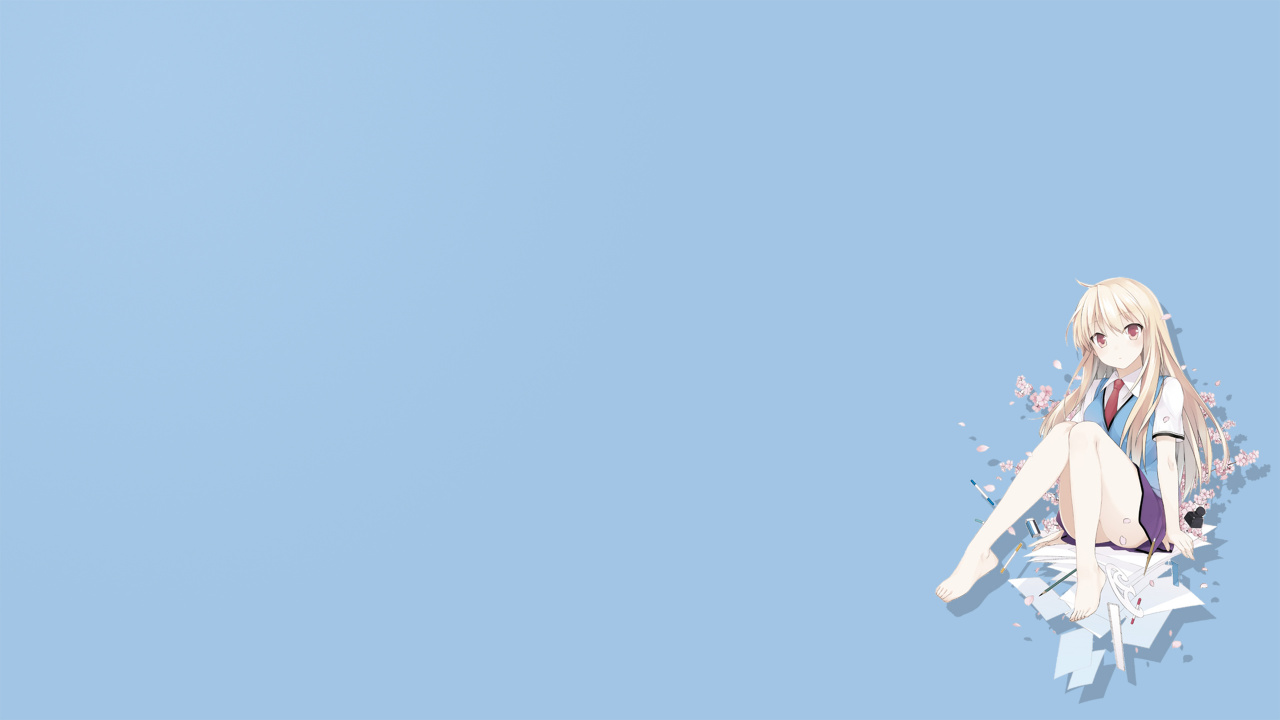 Oiseau Blanc Volant Sous le Ciel Bleu Pendant la Journée. Wallpaper in 1280x720 Resolution