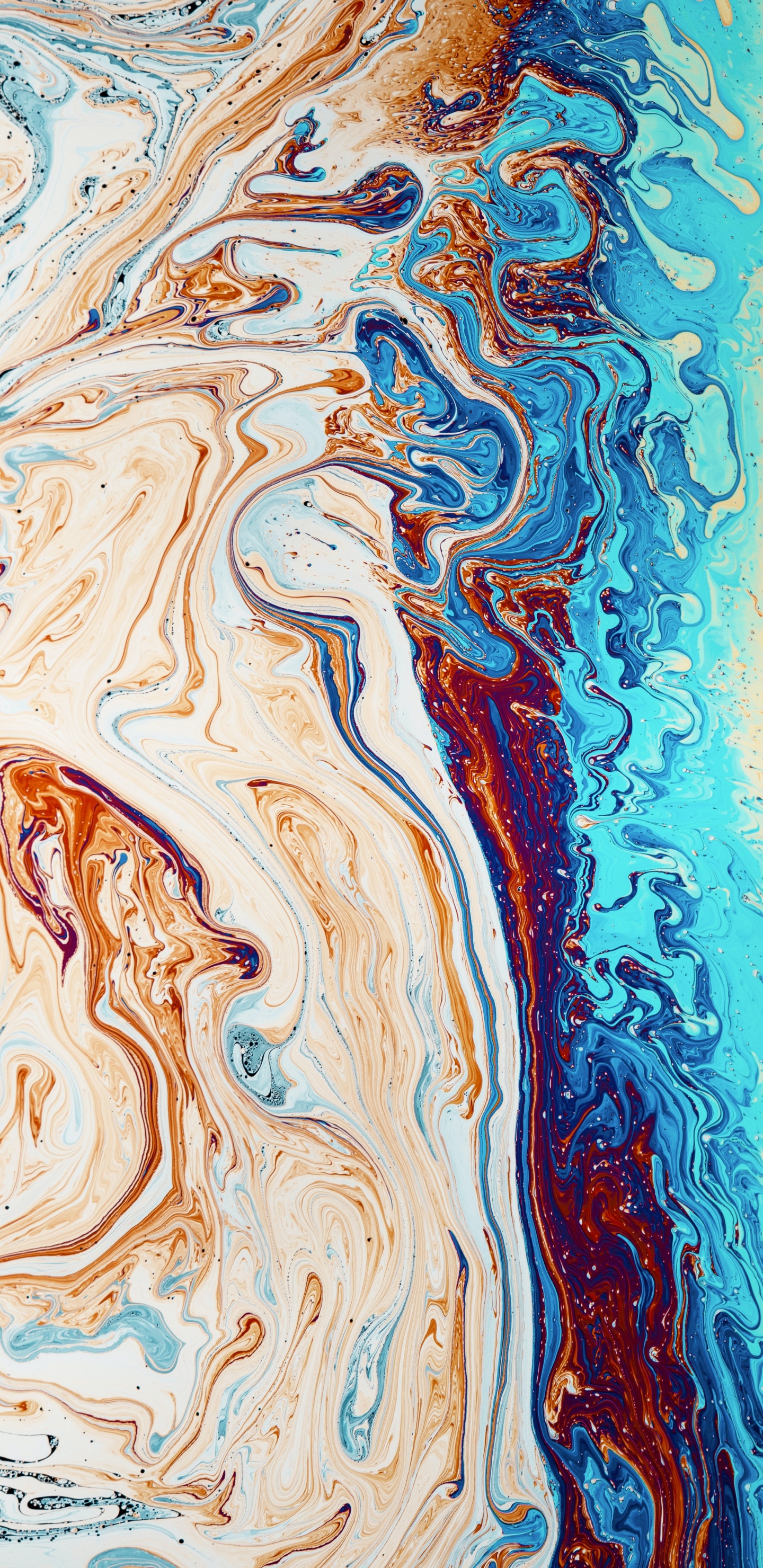 Water, Painting, Visual Arts, Abstract Art, Art. Wallpaper in 1440x2960 Resolution