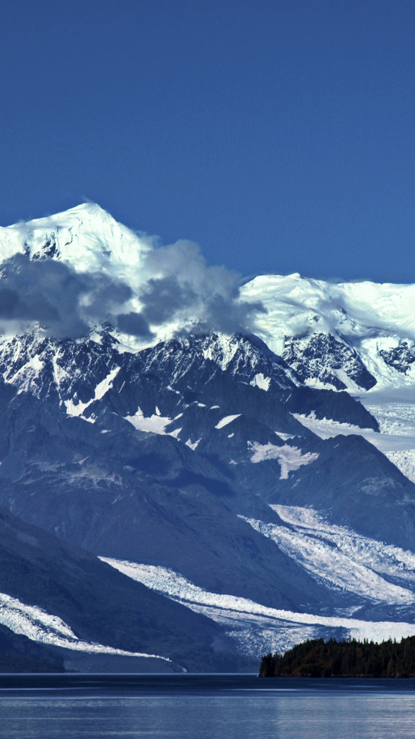 Las Formaciones Montañosas, Montaña, Capa de Hielo Polar, Paisaje Natural, Glaciar de Terreno. Wallpaper in 1440x2560 Resolution