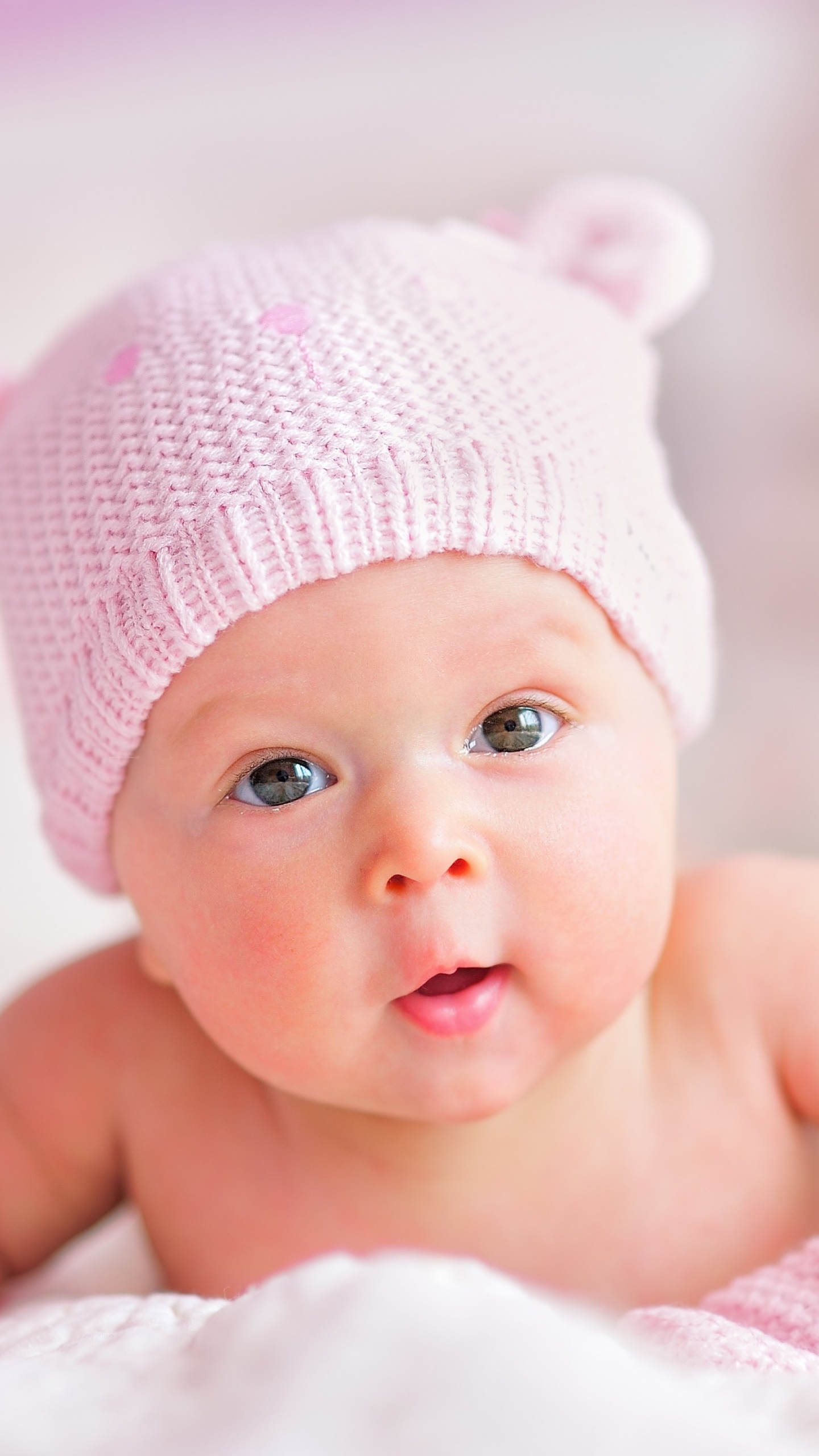 Infant, Child, Pink, Skin, Girl. Wallpaper in 1440x2560 Resolution