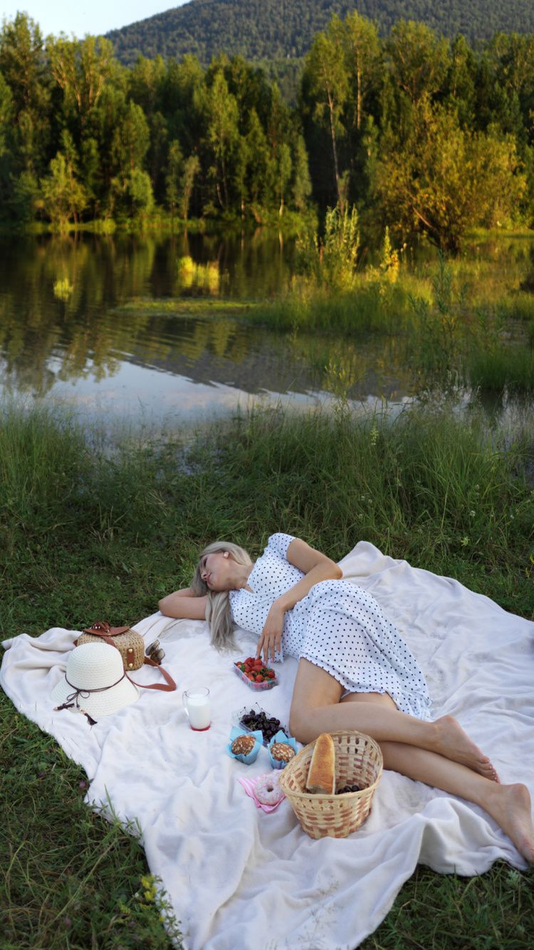 Picnic, Water, Plant, Tableware, Food. Wallpaper in 750x1334 Resolution