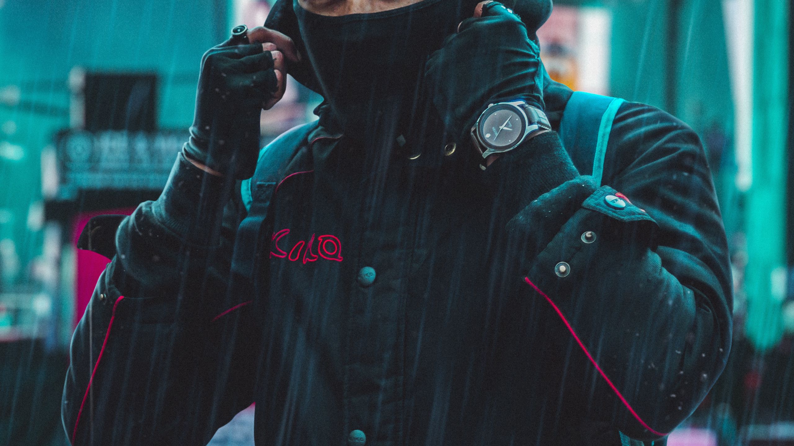 Instantané, Gant, Green, L'homme, Permanent. Wallpaper in 2560x1440 Resolution