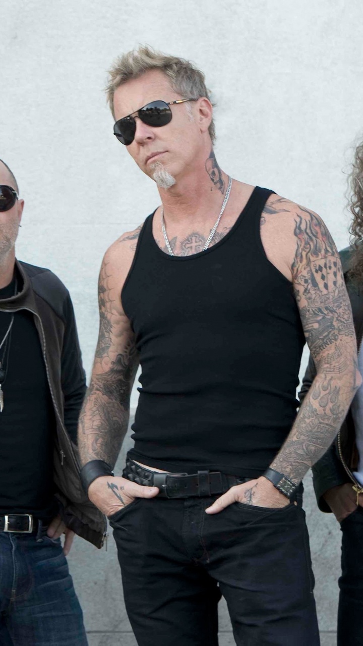 Metallica, le Heavy Metal, Les Poils du Visage, Lunettes, Jeans. Wallpaper in 720x1280 Resolution