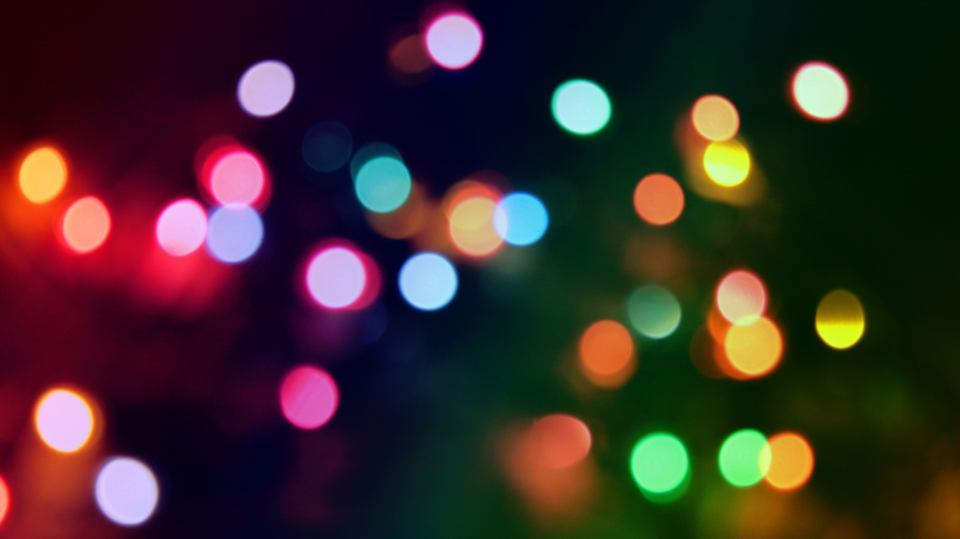 Luces Rojas, Verdes y Amarillas. Wallpaper in 1366x768 Resolution