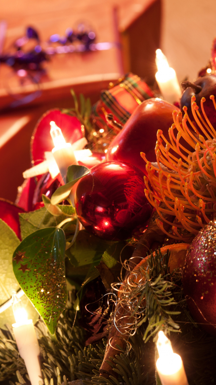 Nouvelle Année, Le Jour De Noël, Arbre de Noël, Ornement de Noël, Décoration de Noël. Wallpaper in 750x1334 Resolution