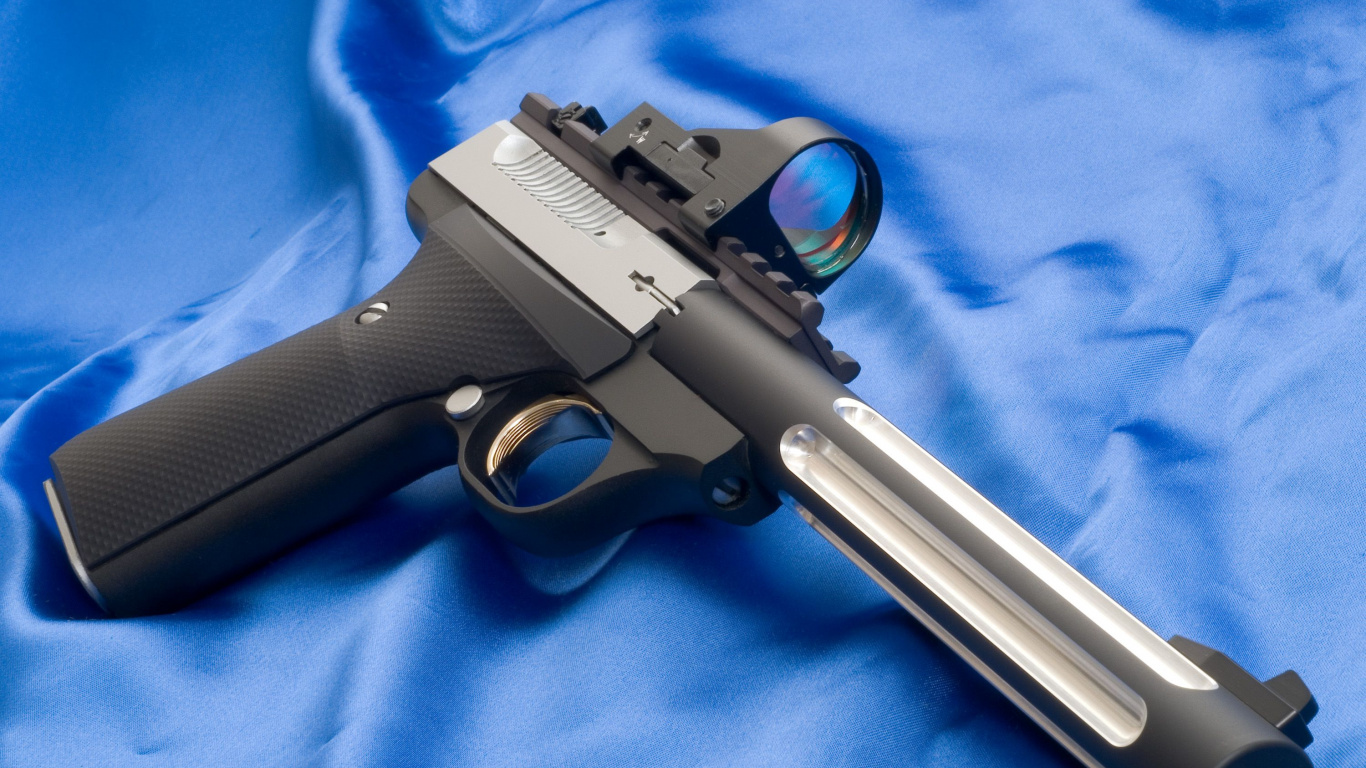 Gun, Firearm, Trigger, Revolver, Gun Barrel. Wallpaper in 1366x768 Resolution