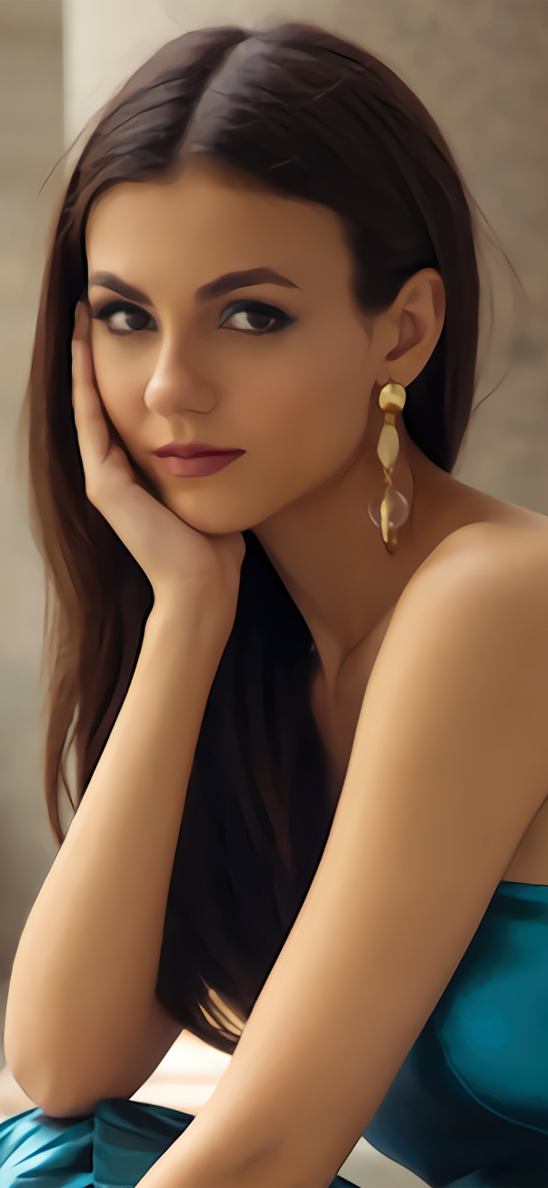 Victoria Justice Modeliste Magazine. Wallpaper in 1125x2436 Resolution