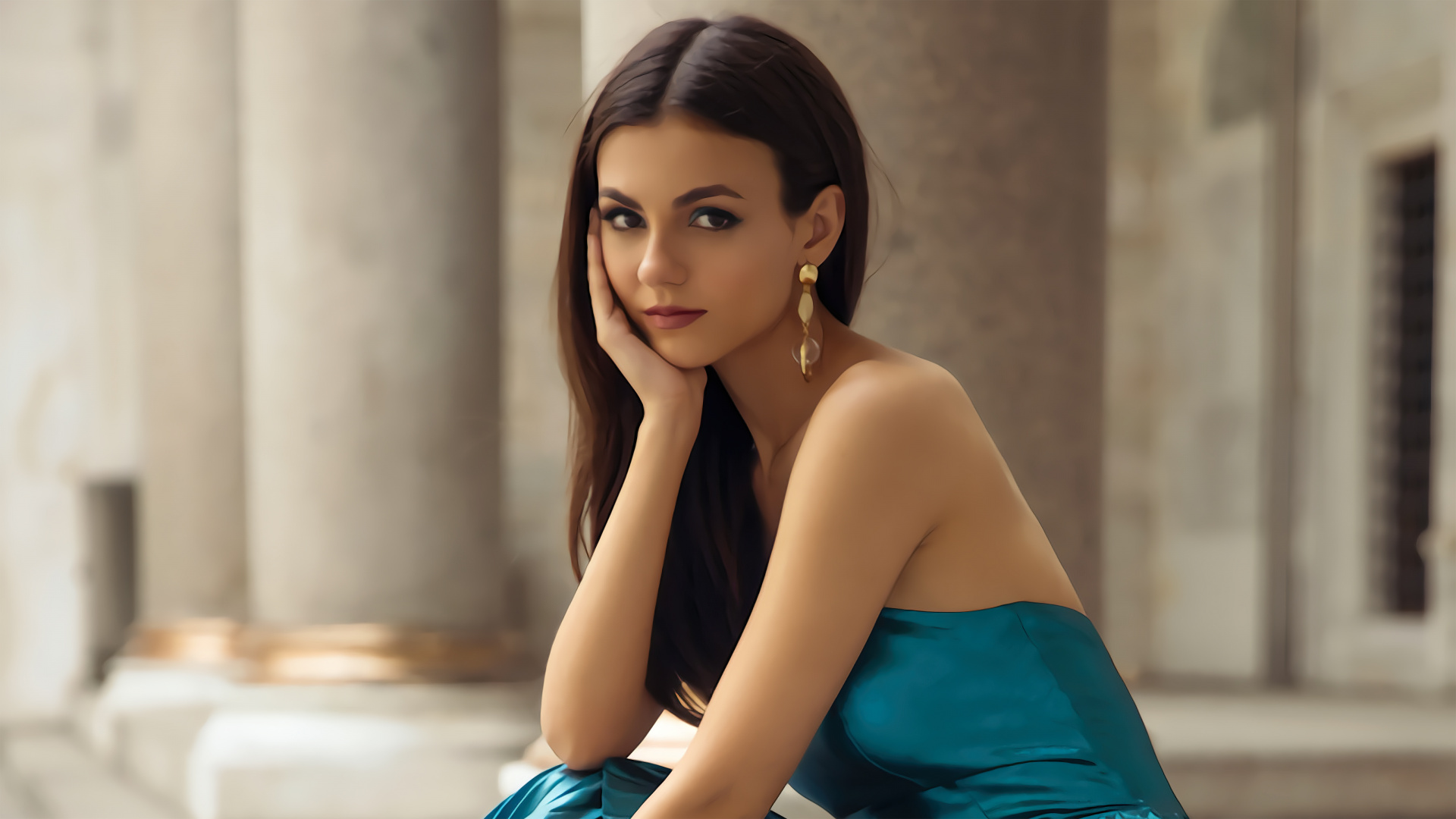 Victoria Justice Modeliste Magazine 壁纸 1920x1080 允许