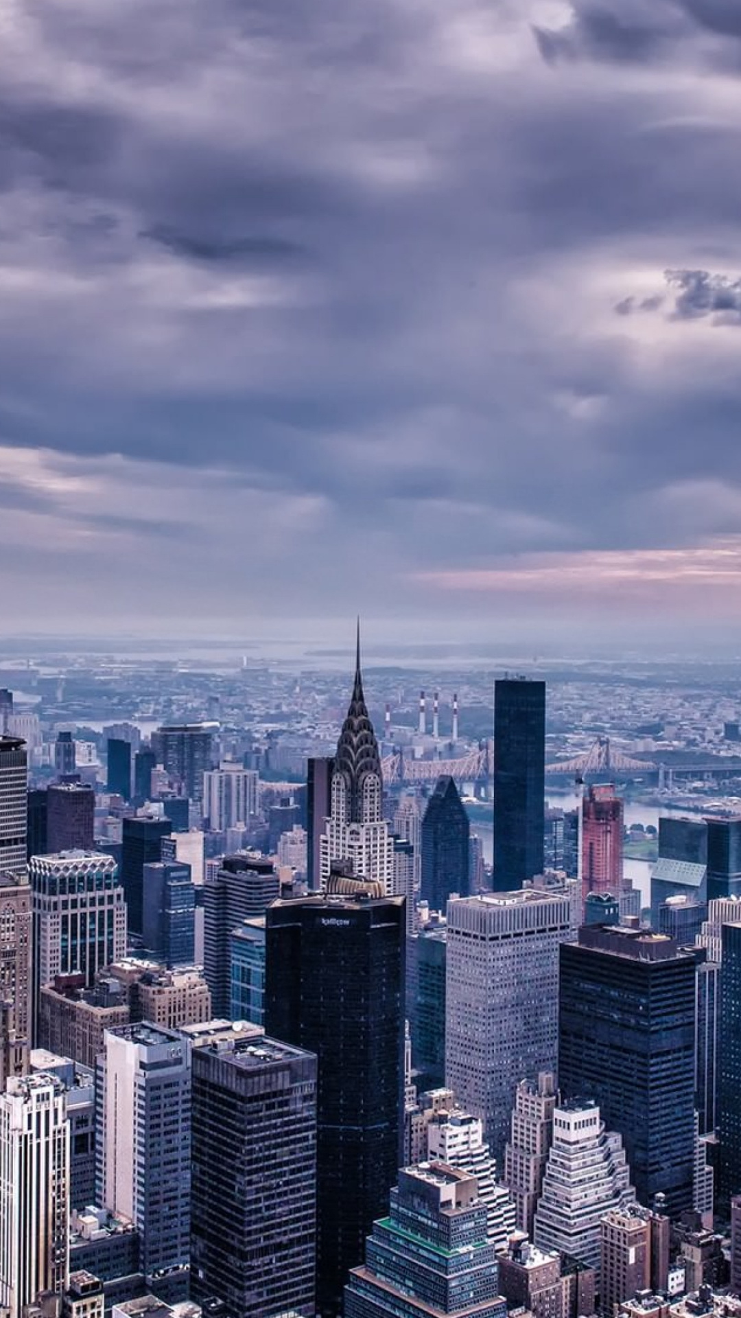 City Skyline Under Cloudy Sky During Daytime. Wallpaper in 1080x1920 Resolution