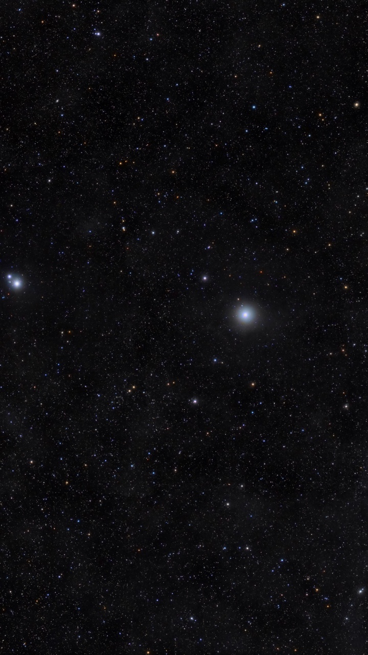 Étoiles Blanches Dans le Ciel. Wallpaper in 720x1280 Resolution