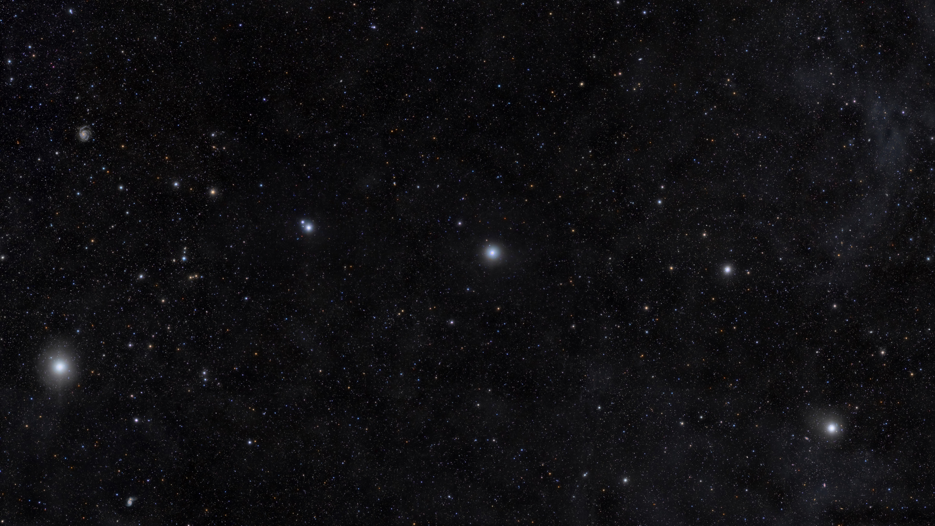 White Stars in The Sky. Wallpaper in 1920x1080 Resolution