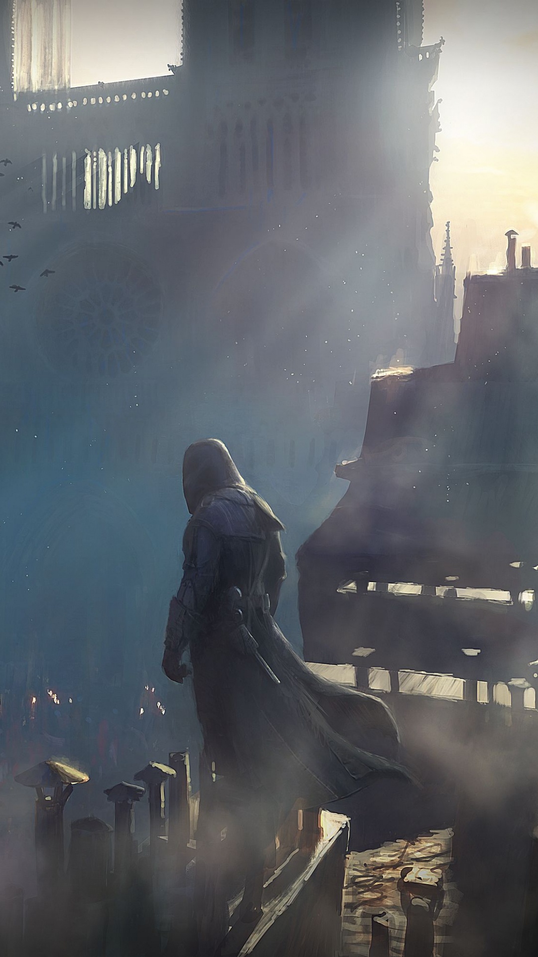 Assassins Creed Unity, Assassins Creed, Ubisoft, Atmosphäre, Hauptstadt. Wallpaper in 1080x1920 Resolution