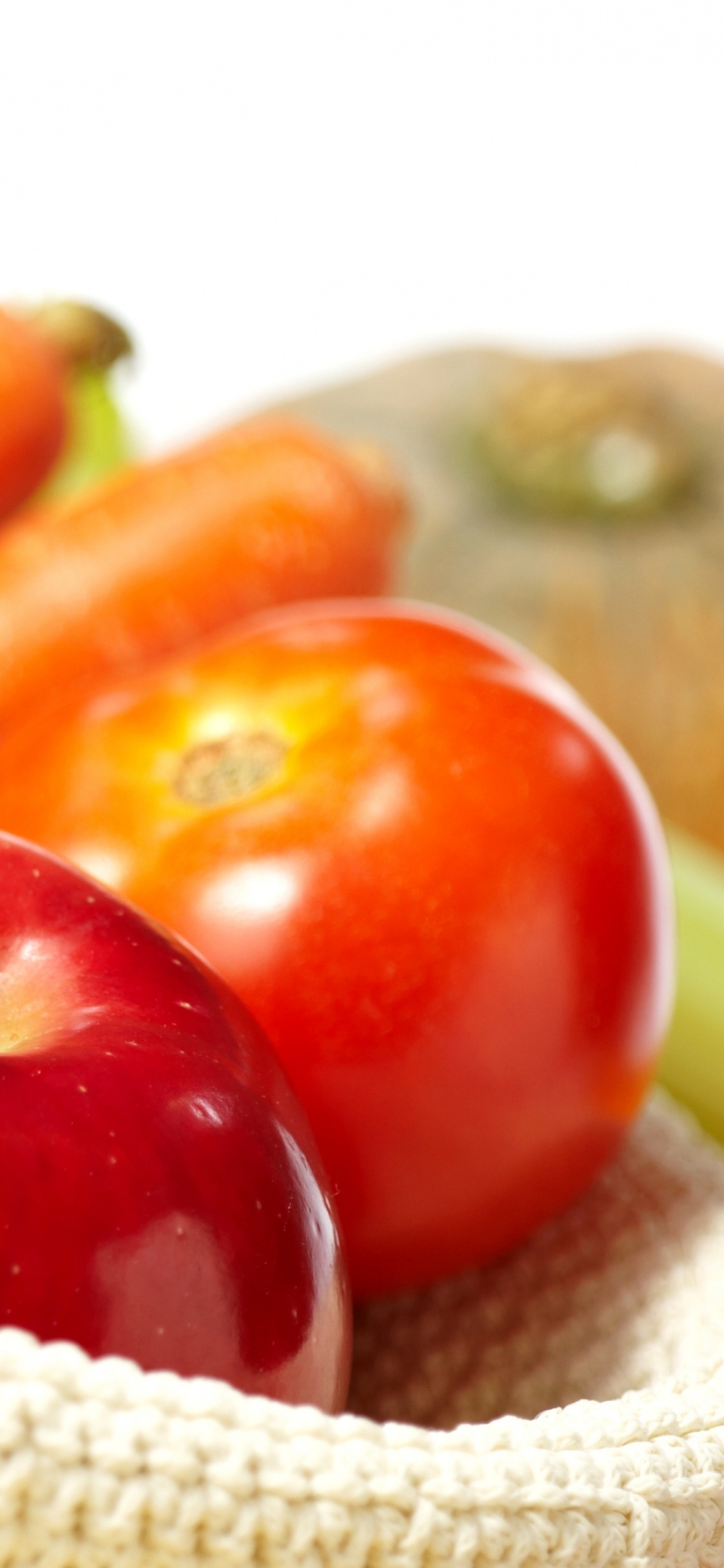 Orange and Green Apple Fruits. Wallpaper in 1125x2436 Resolution