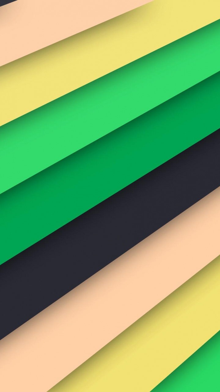 Grün Weiß Und Schwarz Gestreift. Wallpaper in 720x1280 Resolution