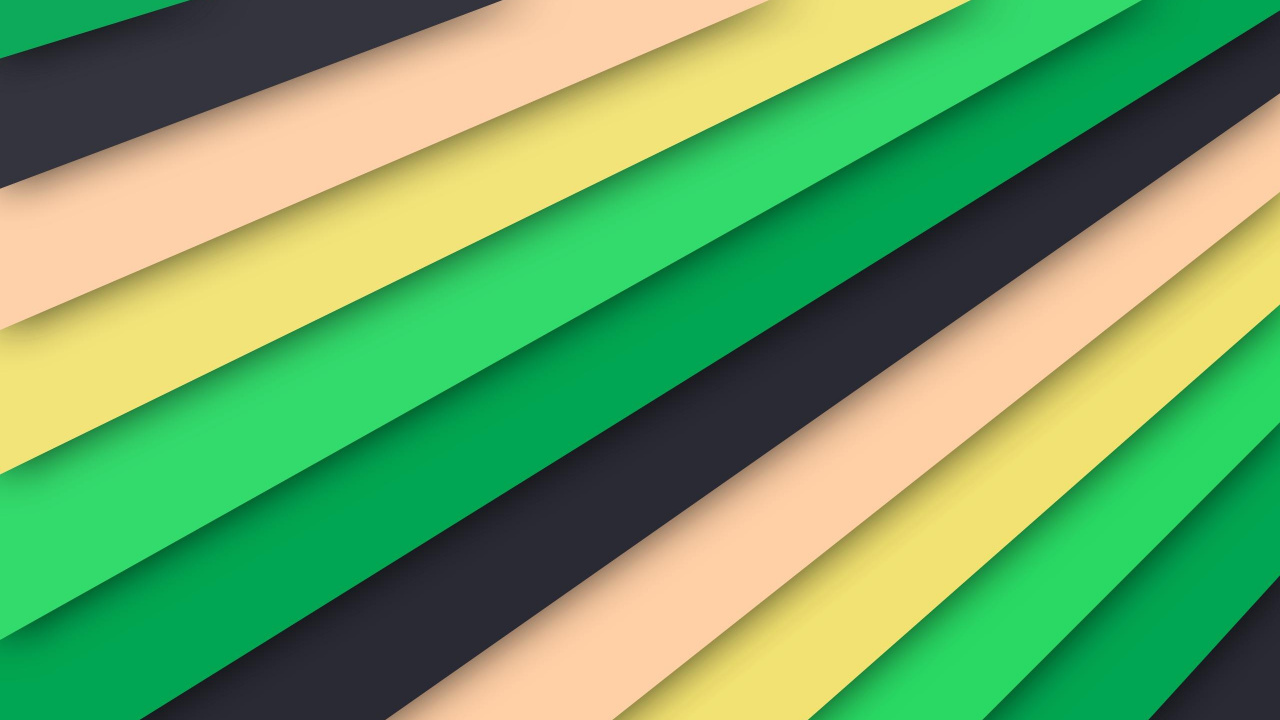 Green White and Black Striped. Wallpaper in 1280x720 Resolution