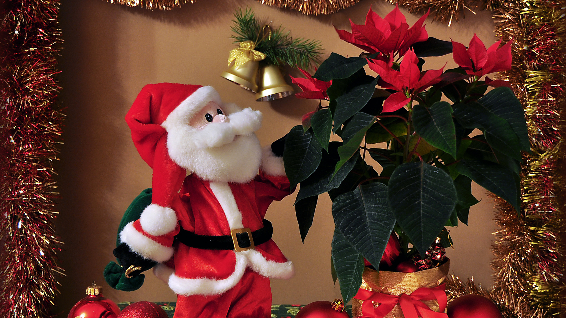 Weihnachten, Ded Moroz, Weihnachtsmann, Sankt-Nikolaus-Tag, Christmas Ornament. Wallpaper in 1920x1080 Resolution