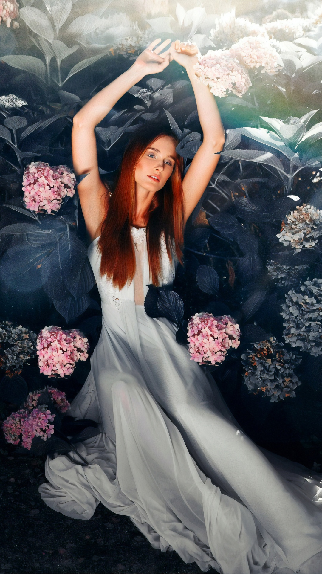 Beauty, Pink, Dress, Fashion, Reflection. Wallpaper in 1080x1920 Resolution