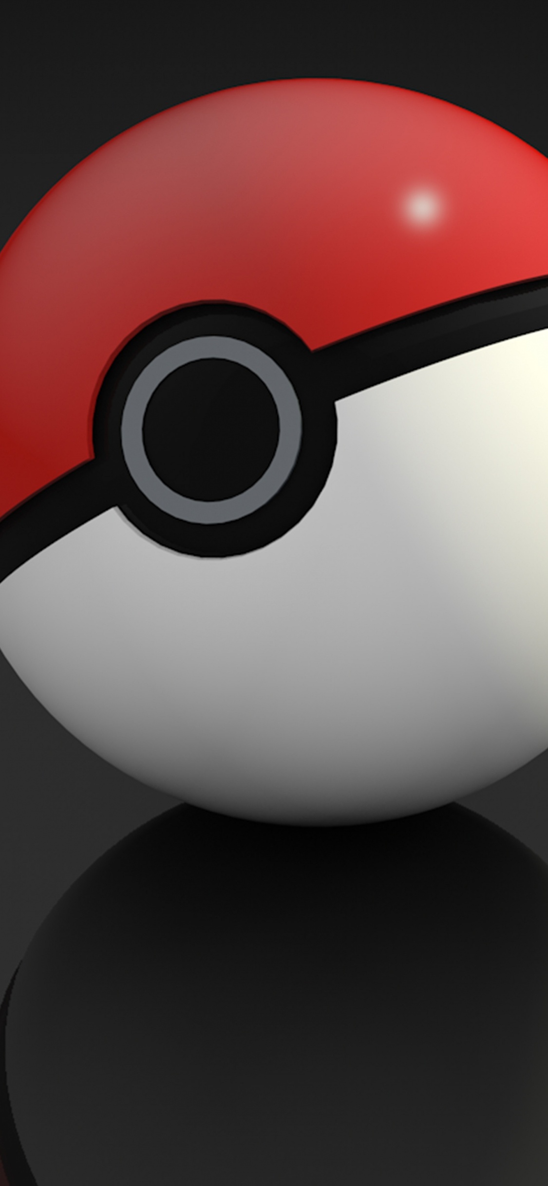 Pok Ball, Ball, Animation, Auge, Games. Wallpaper in 1125x2436 Resolution
