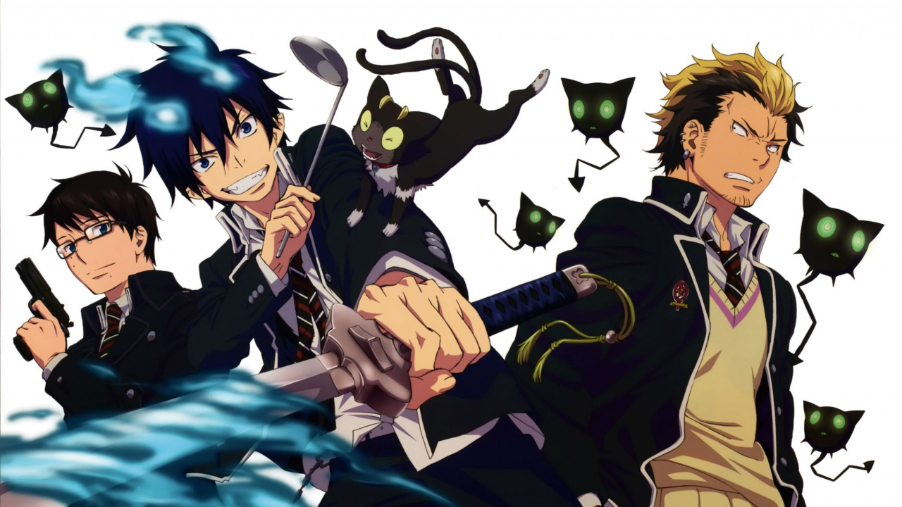 Man Playing Guitar Anime Character. Wallpaper in 1280x720 Resolution