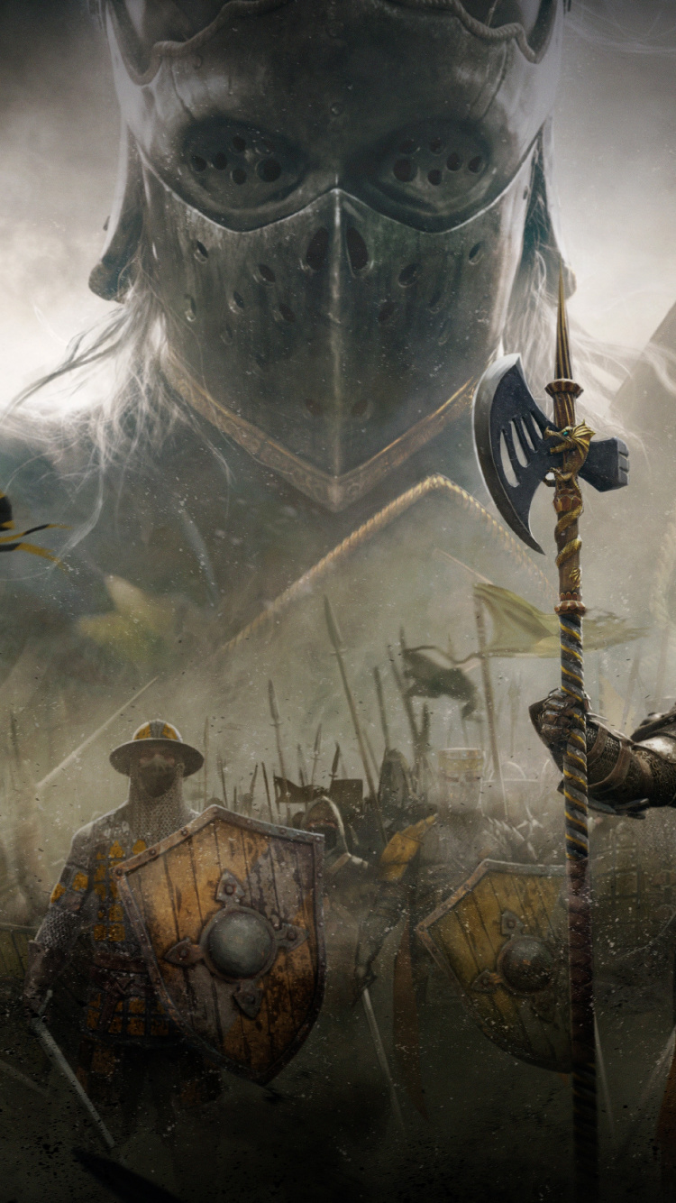 Für Ehre, Schlacht, Pc-Spiel, Ritter, Aussterben. Wallpaper in 750x1334 Resolution