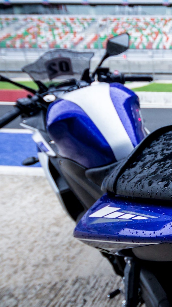 Black and Blue Motorcycle on Road During Daytime. Wallpaper in 720x1280 Resolution