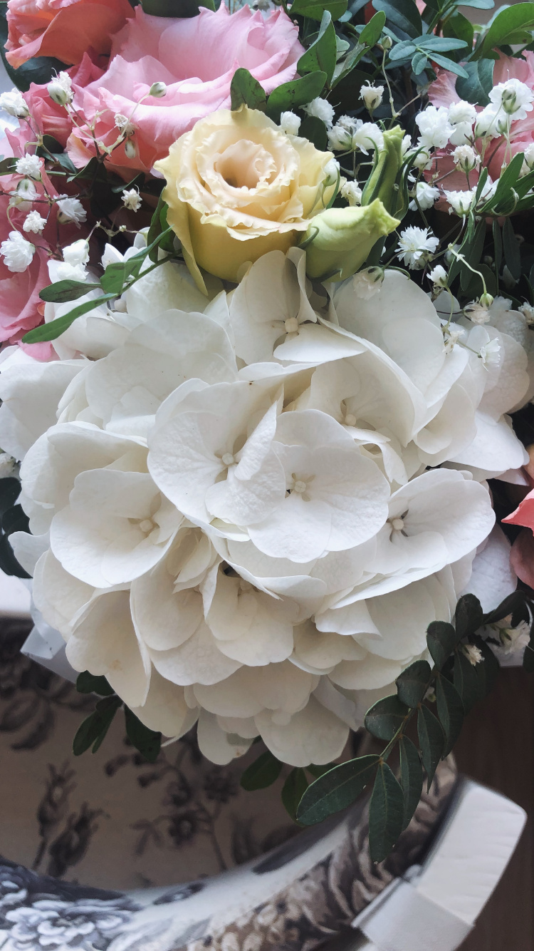 Flower Bouquet, Floral Design, Petal, Flower, Pink. Wallpaper in 750x1334 Resolution