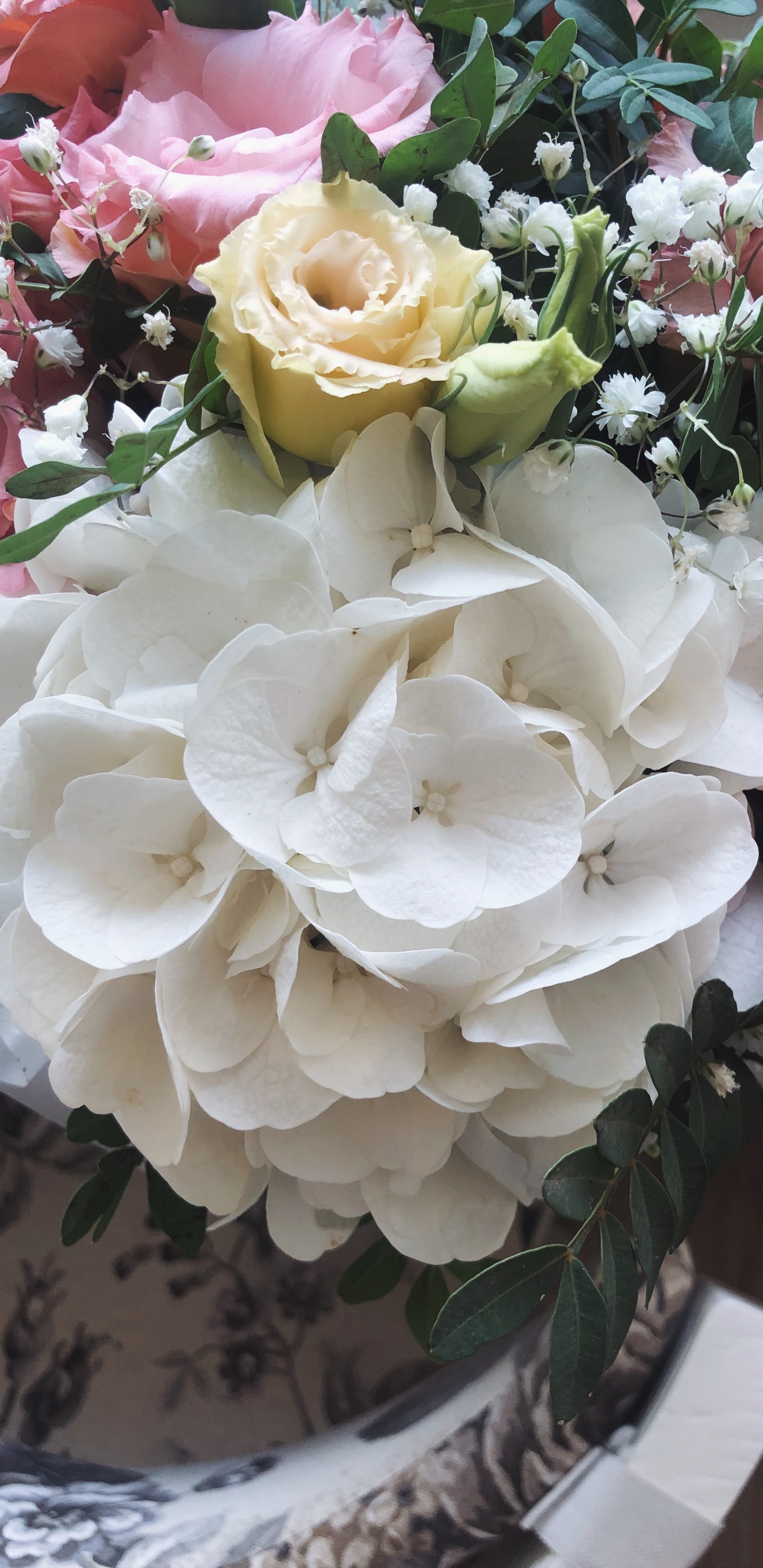 花卉设计, 粉红色, 切花, 花艺, 显花植物 壁纸 1440x2960 允许