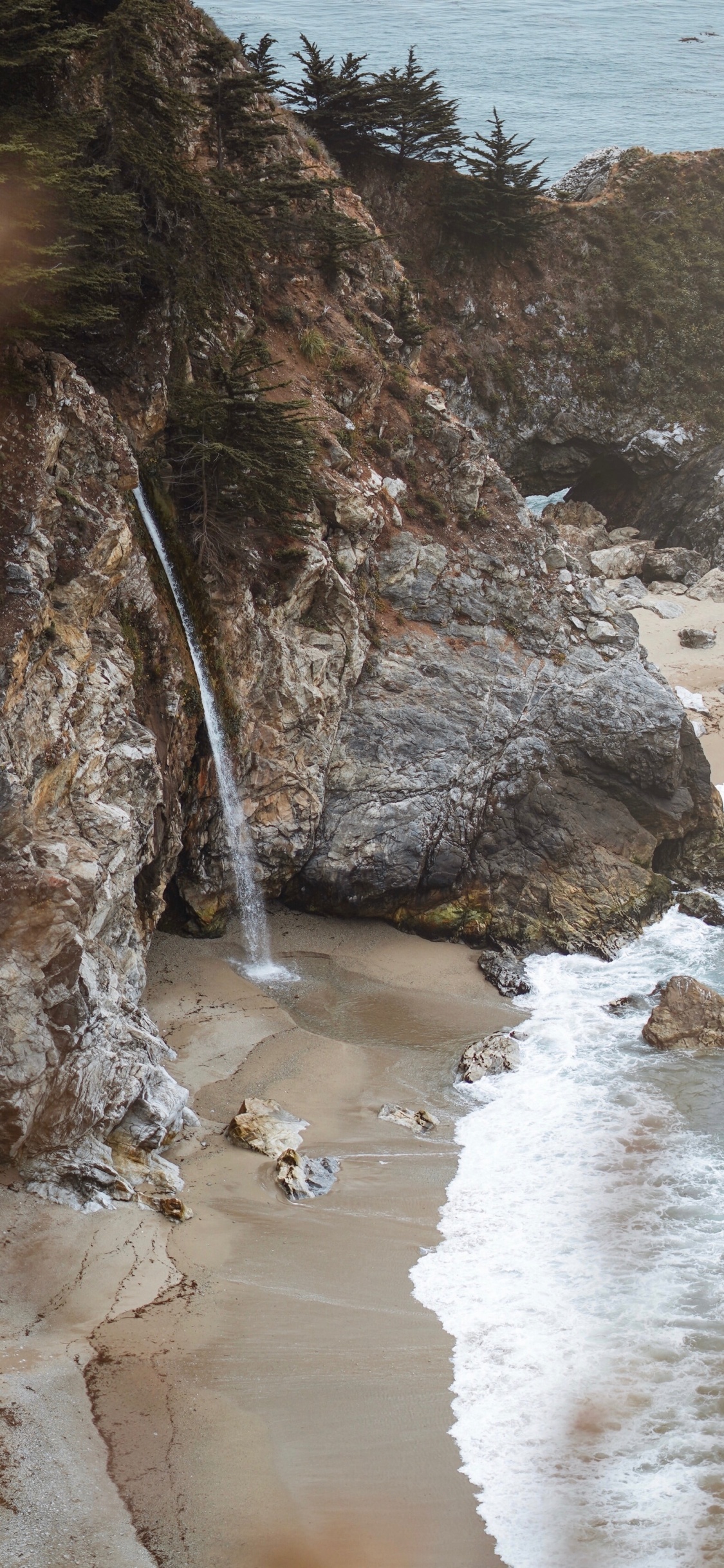 Rock, Formation, Water, Geology, Watercourse. Wallpaper in 1125x2436 Resolution