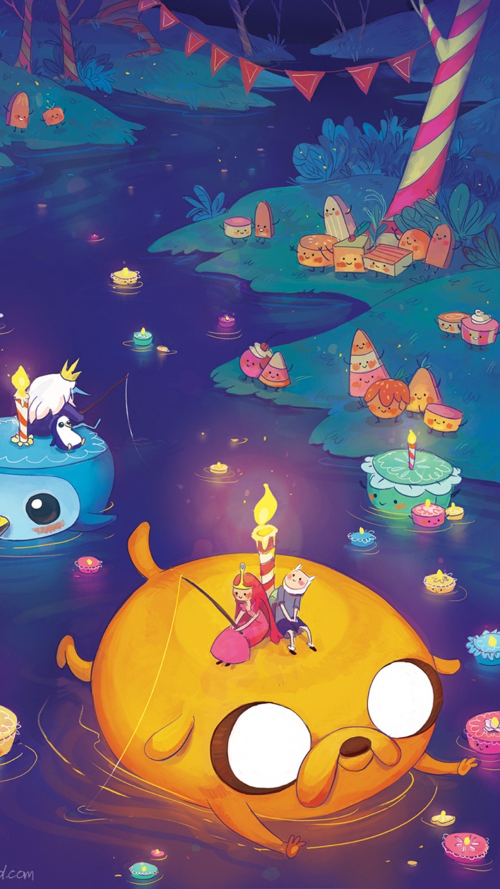 Adventure Time, Marceline The Vampire Queen, Lumpy Space Princess, Adventure Time Princesses, Cartoon Network. Wallpaper in 720x1280 Resolution