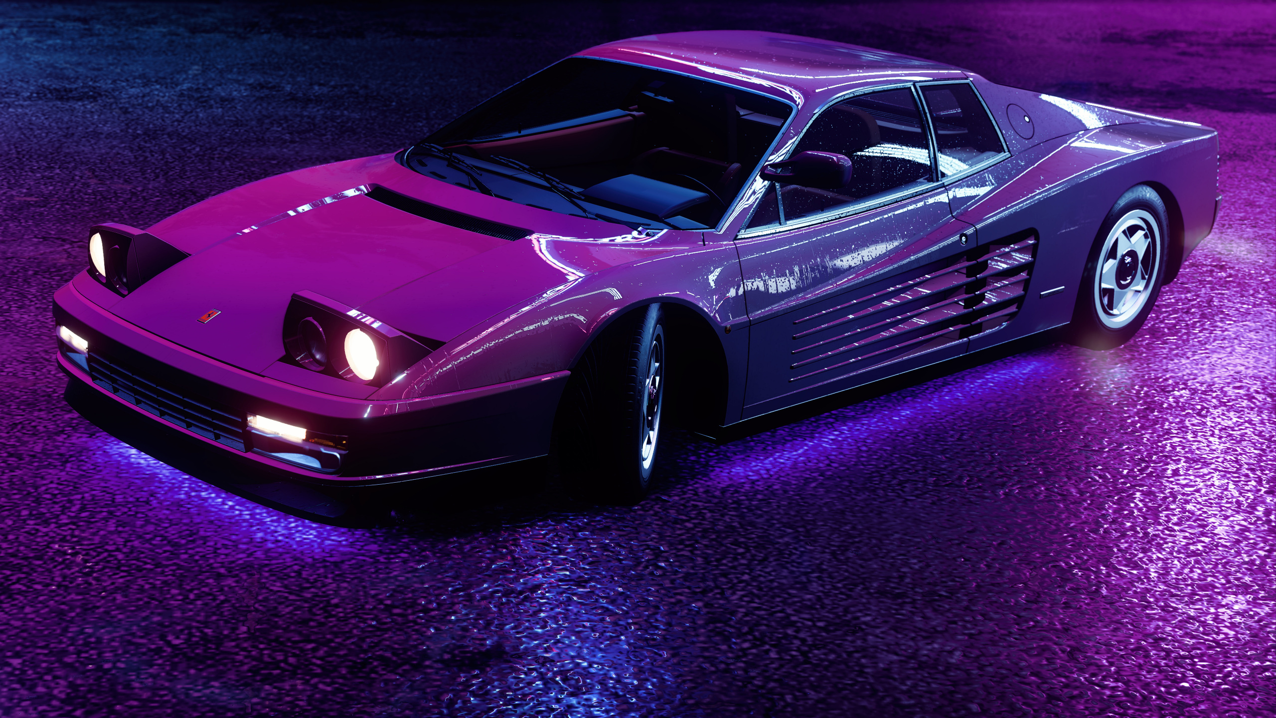 Chaleur Nfs, Besoin de Speed Heat, Ferrari Testarossa, Roue, Pneu. Wallpaper in 2560x1440 Resolution
