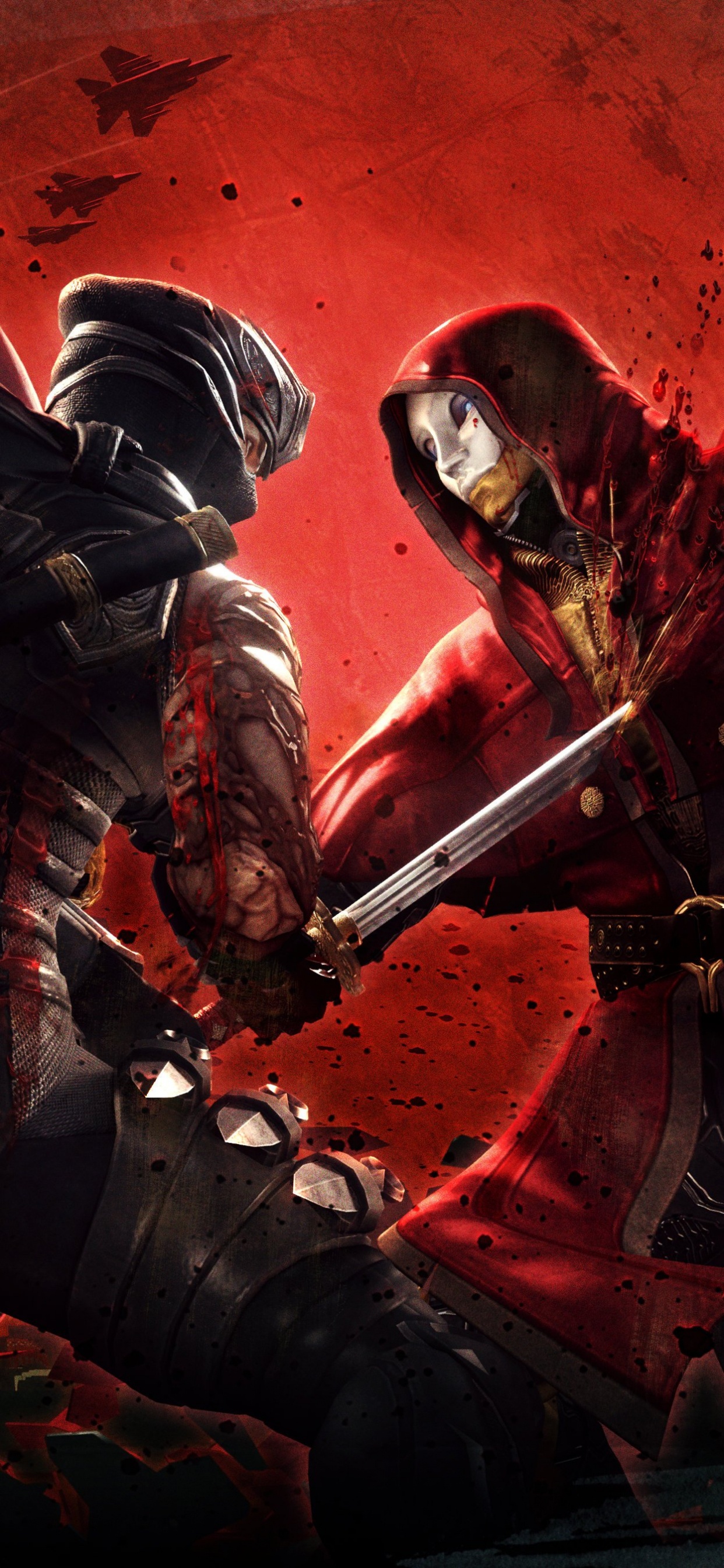 Ninja Gaiden 3 Razors Edge, Ryu Hayabusa, Team Ninja, Demonio, Juego de Pc. Wallpaper in 1242x2688 Resolution