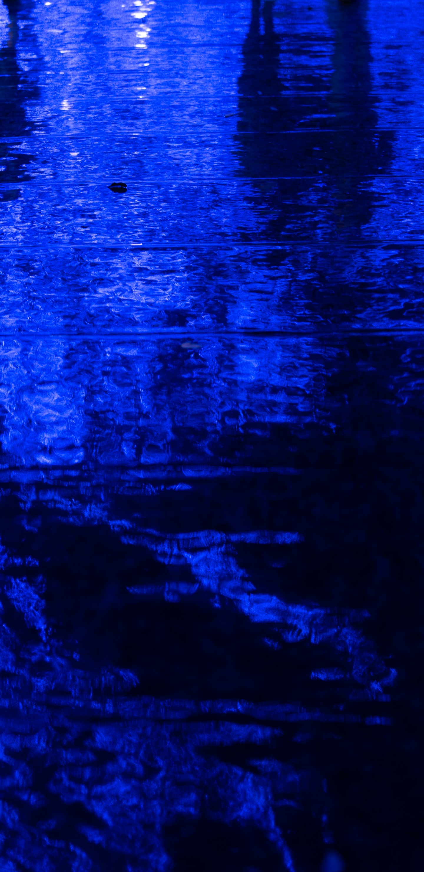 Pintura Abstracta Azul y Blanca. Wallpaper in 1440x2960 Resolution