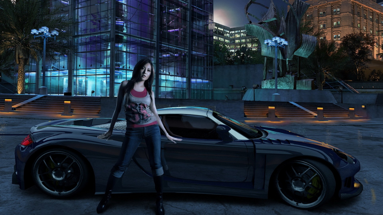 Need for Speed Carbon, Need for Speed, Stadtauto, Street Racing, Racing Video Game. Wallpaper in 1280x720 Resolution