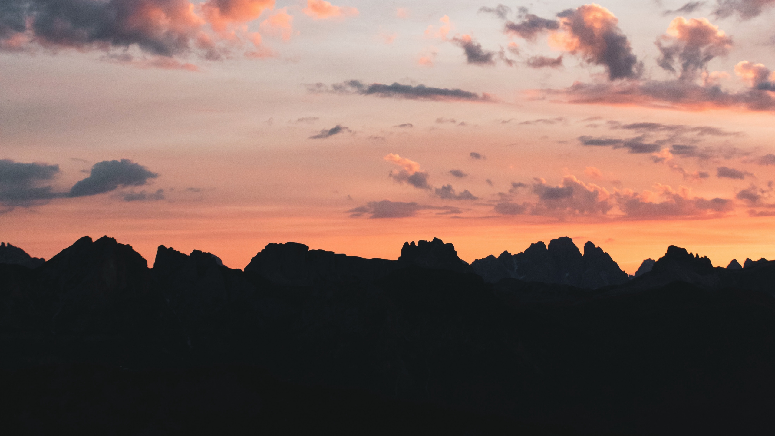 Puesta, Afterglow, Atardecer, Noche, Paisaje Natural. Wallpaper in 2560x1440 Resolution